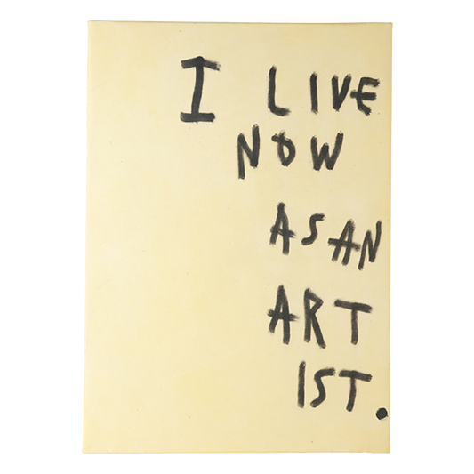 リーバイ・パタ ペインティング「I LIVE NOW」