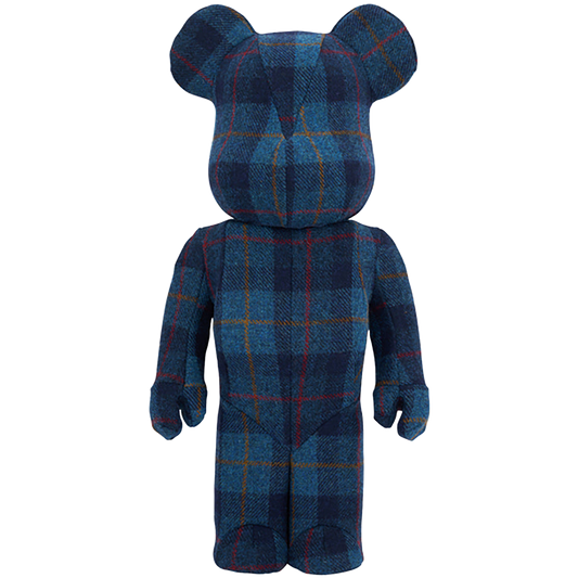 BE@RBRICK HARRIS TWEED HEBRIDES BLUE 1000％