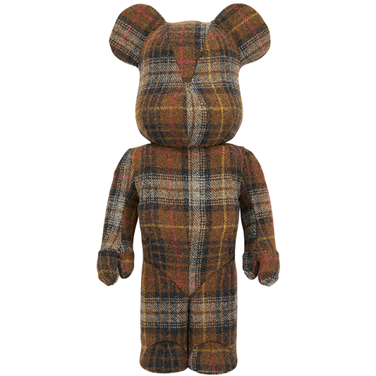 BE@RBRICK HARRIS TWEED HEBRIDES BROWN 1000％