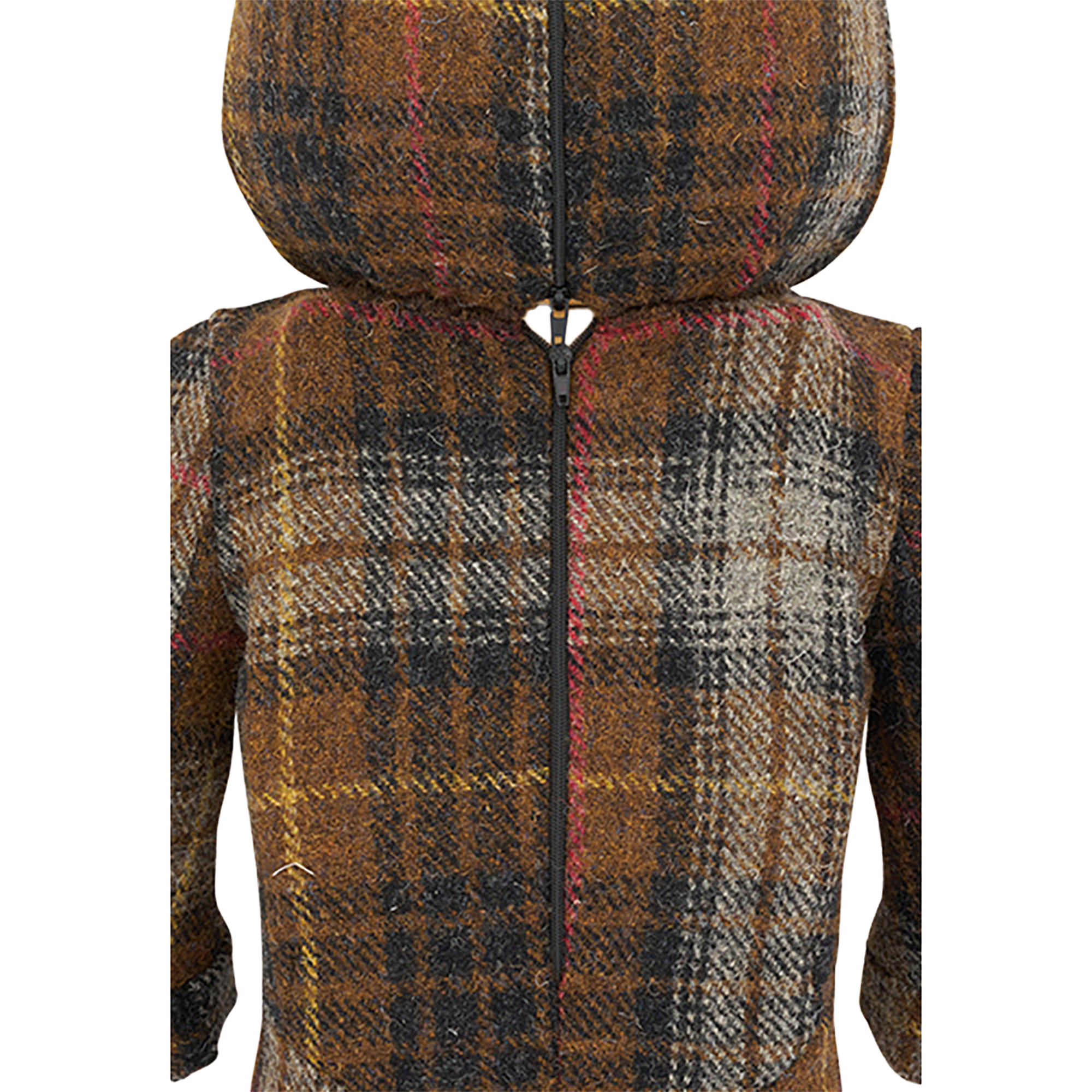 BE@RBRICK HARRIS TWEED HEBRIDES BROWN 1000％