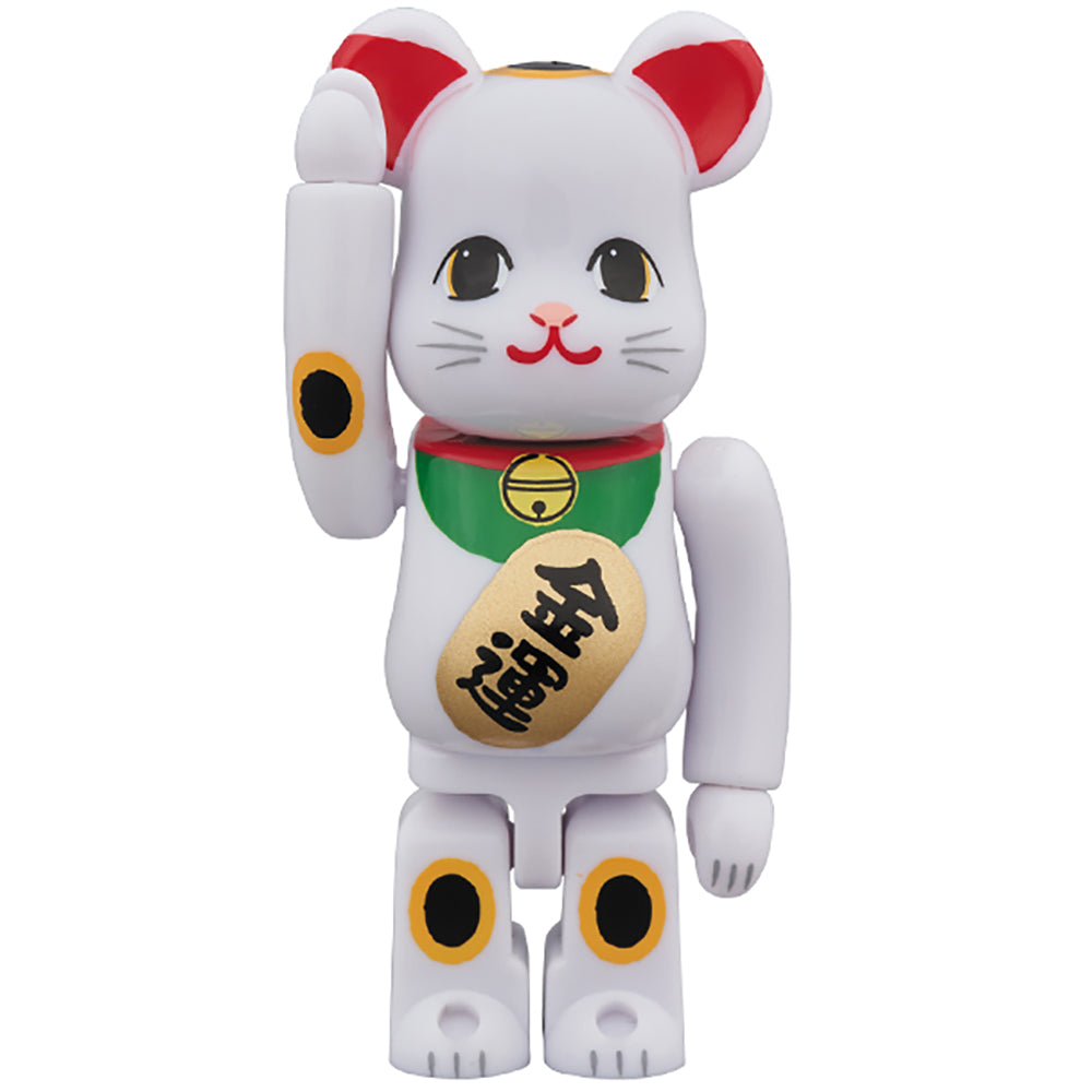 BE@RBRICK 招き猫 白 金運 100％_0