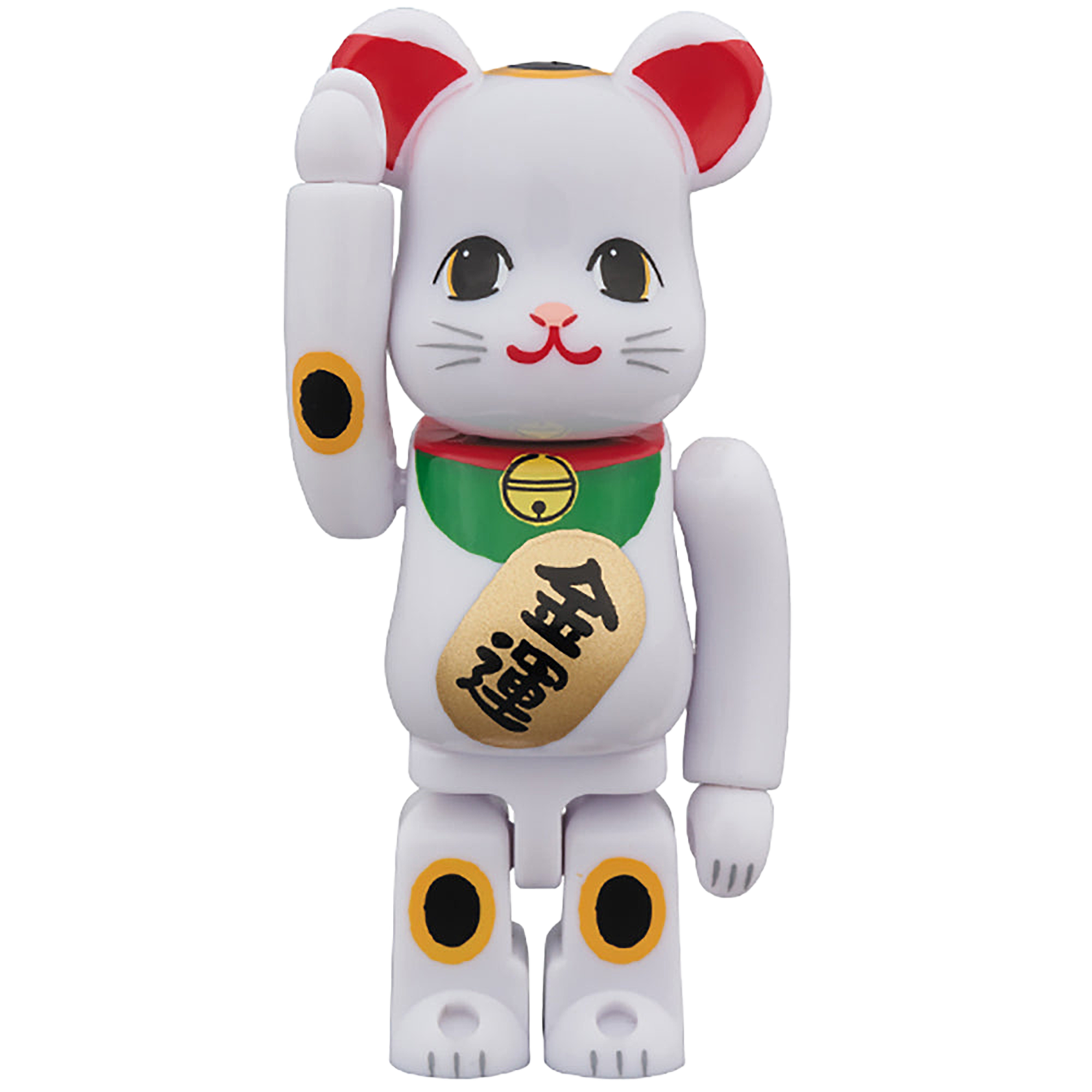 BE@RBRICK 招き猫 白 金運 100％
