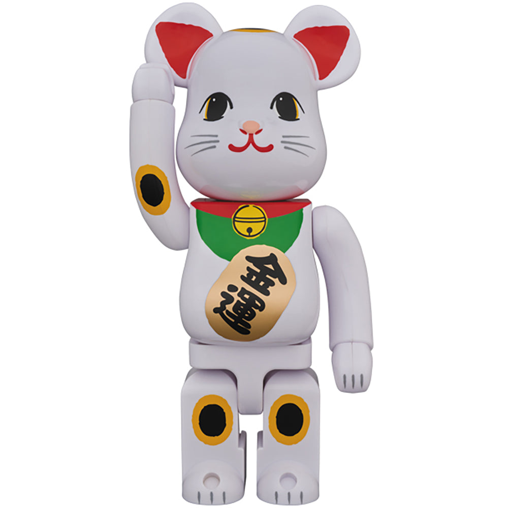 BE@RBRICK 招き猫 白 金運 400％_0