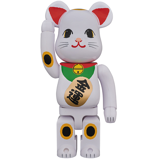BE@RBRICK 招き猫 白 金運 400％