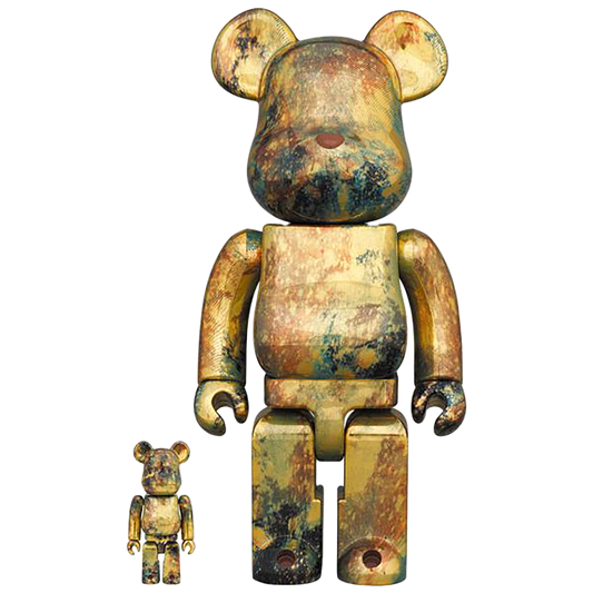 BE@RBRICK 推头 #5 黄金 100% 和 400%