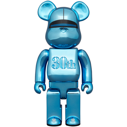 BE@RBRICK HAJIME SORAYAMA MEDICOM TOY 30th ANNIVERSARY Model SILVER 400％_0