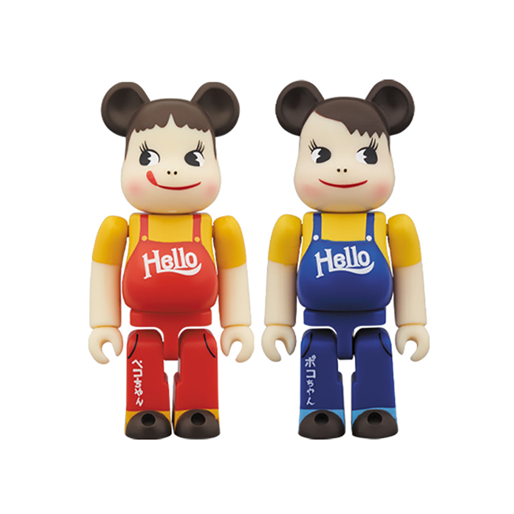 BE@RBRICK ペコちゃん & ポコちゃん ビンテージ HELLO版 2体セット_0