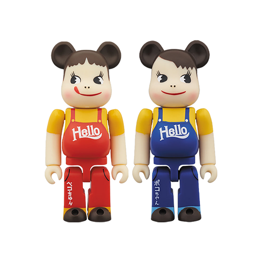 BE@RBRICK ペコちゃん & ポコちゃん ビンテージ HELLO版 2体セット