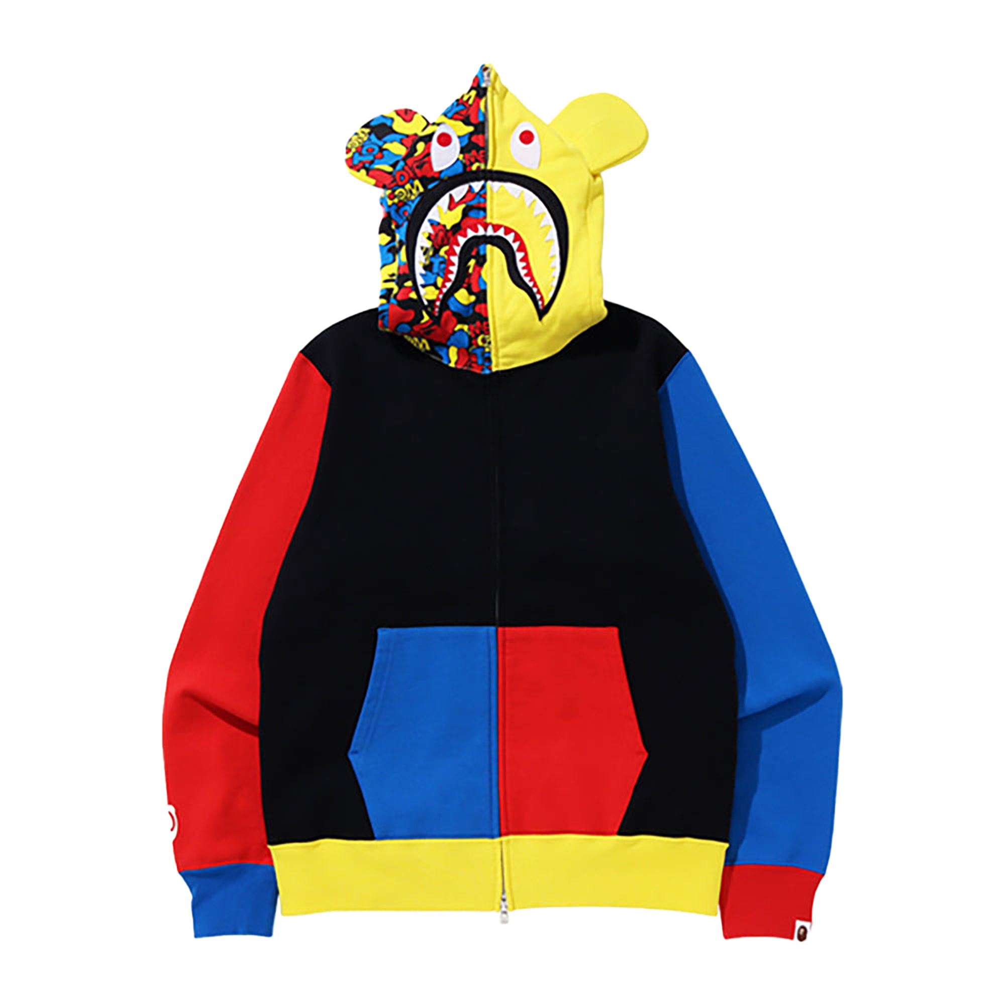 MEDICOM TOY BE@R SHARK FULL ZIP HOODIE