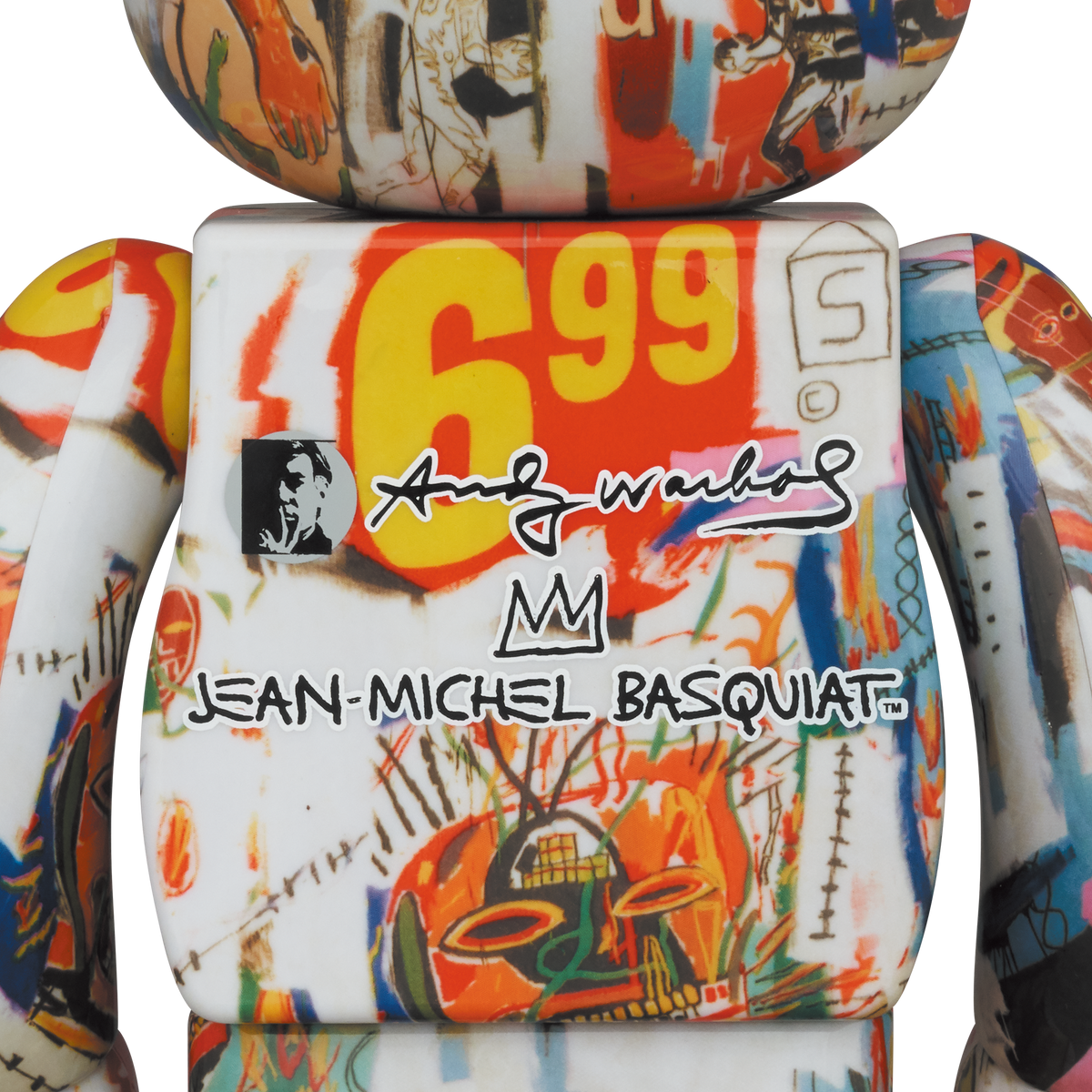 新品 BE@RBRICK 1000% ウォーホル x バスキア＃4 BE@RBRICK Andy Warhol × JEAN-MICHEL BASQUIAT #4 1000％ | MEDICOM