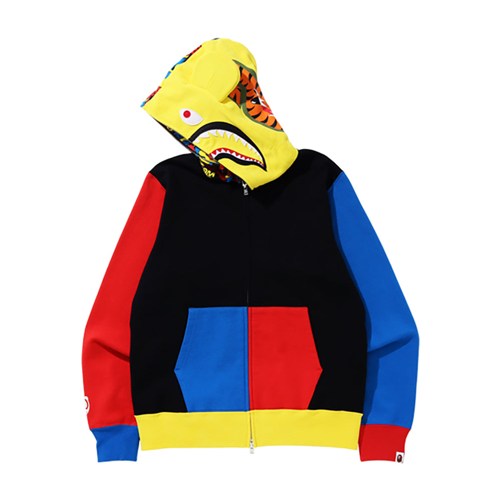 MEDICOM TOY BE@R SHARK FULL ZIP HOODIE_2