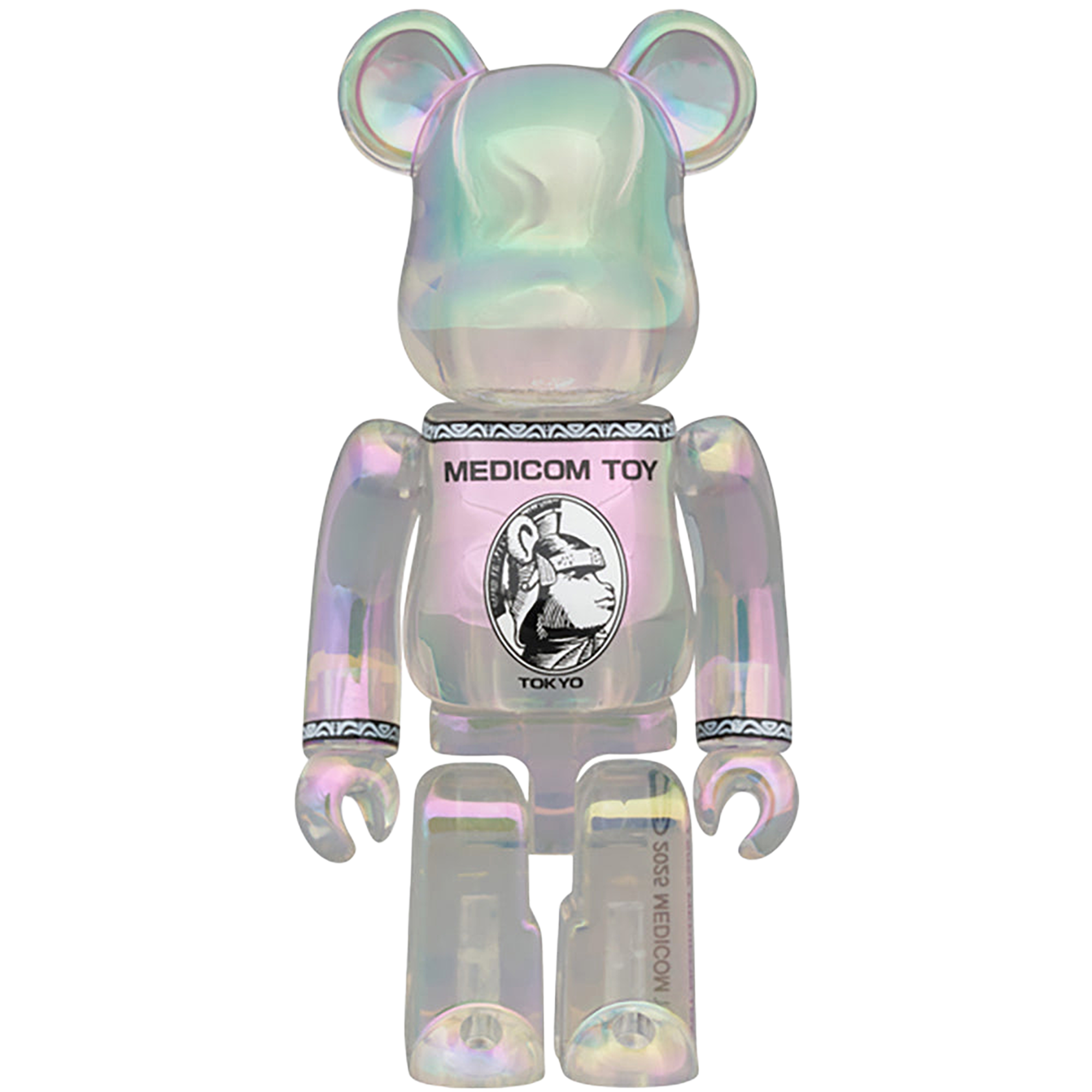 BE@RBRICK CENTURION CLEAR CHROME Ver. 100％ & 400％