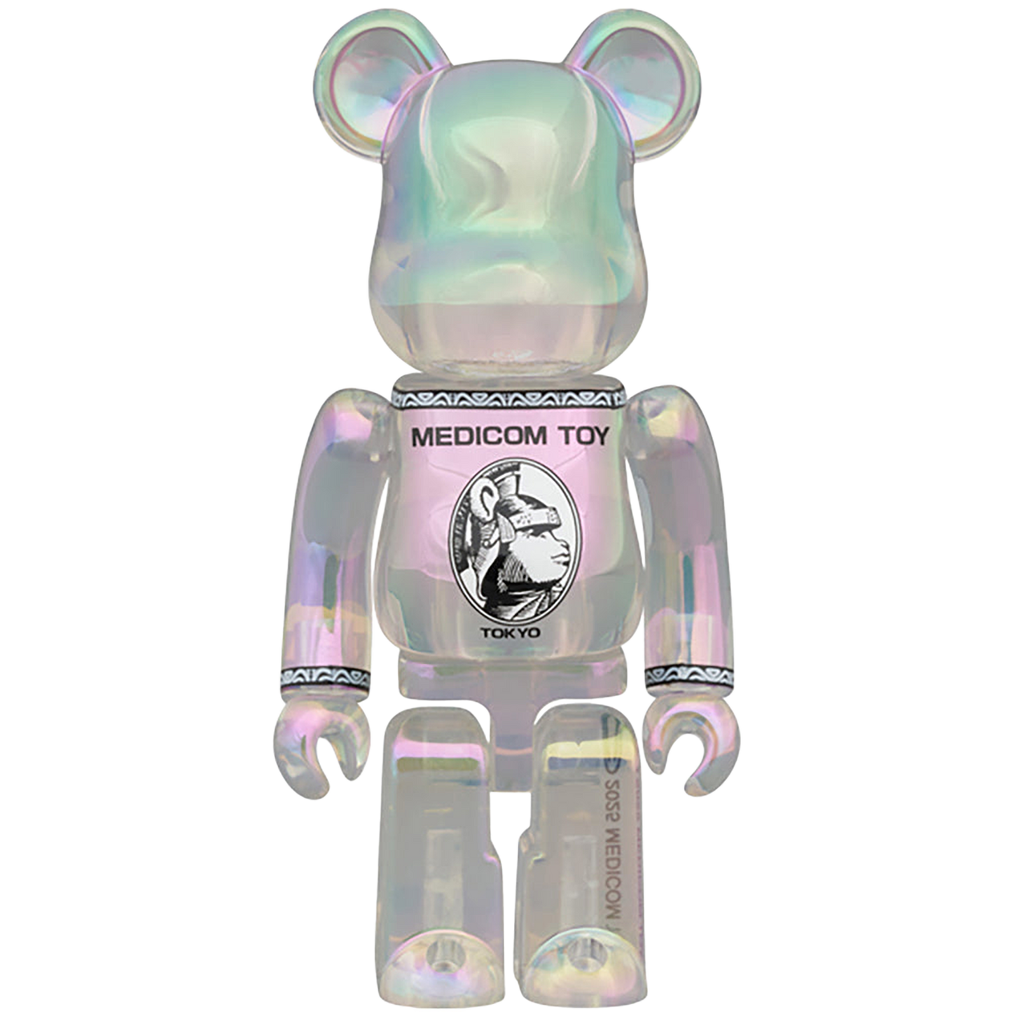 BE@RBRICK CENTURION CLEAR CHROME Ver. 100％ & 400％