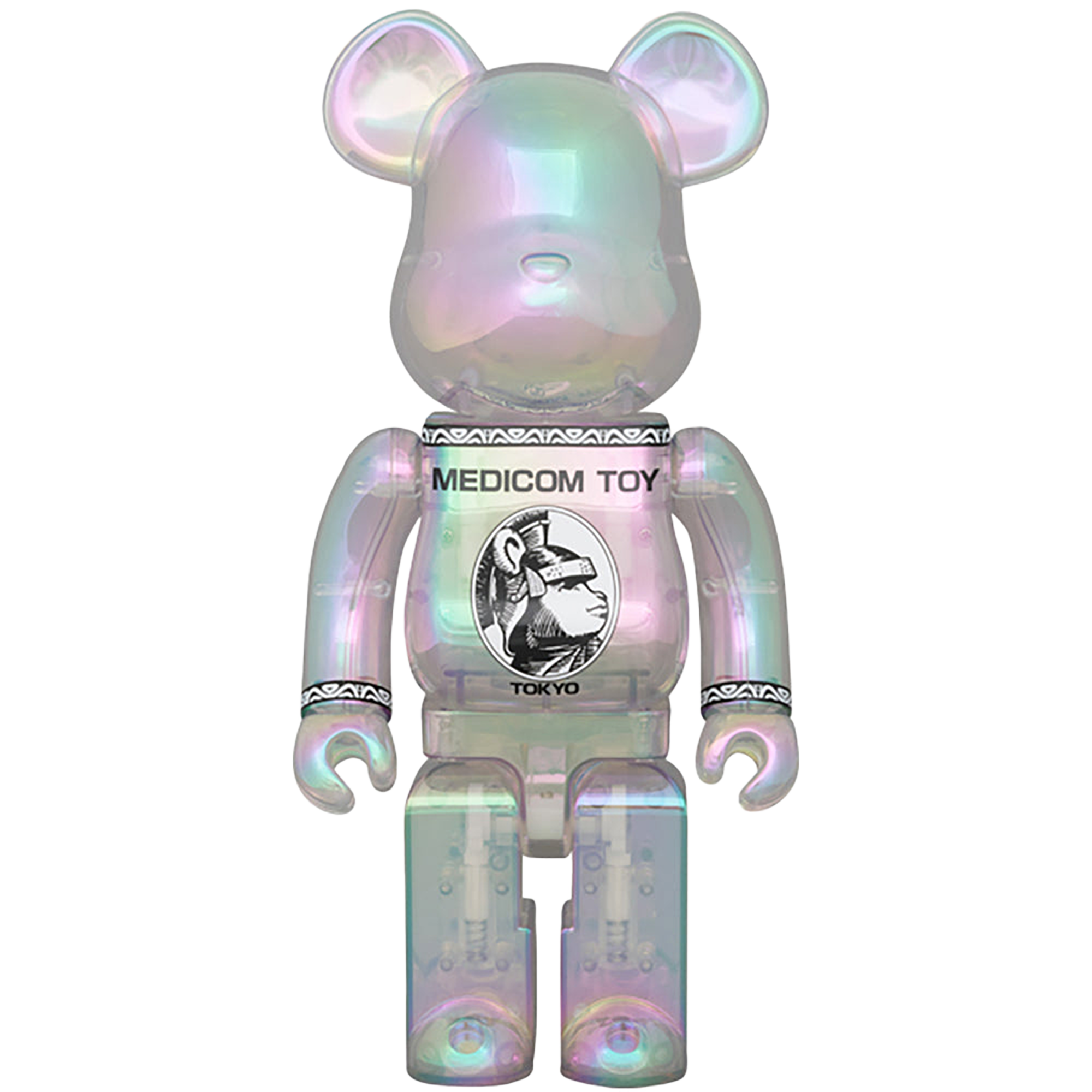 BE@RBRICK CENTURION CLEAR CHROME Ver. 100％ & 400％