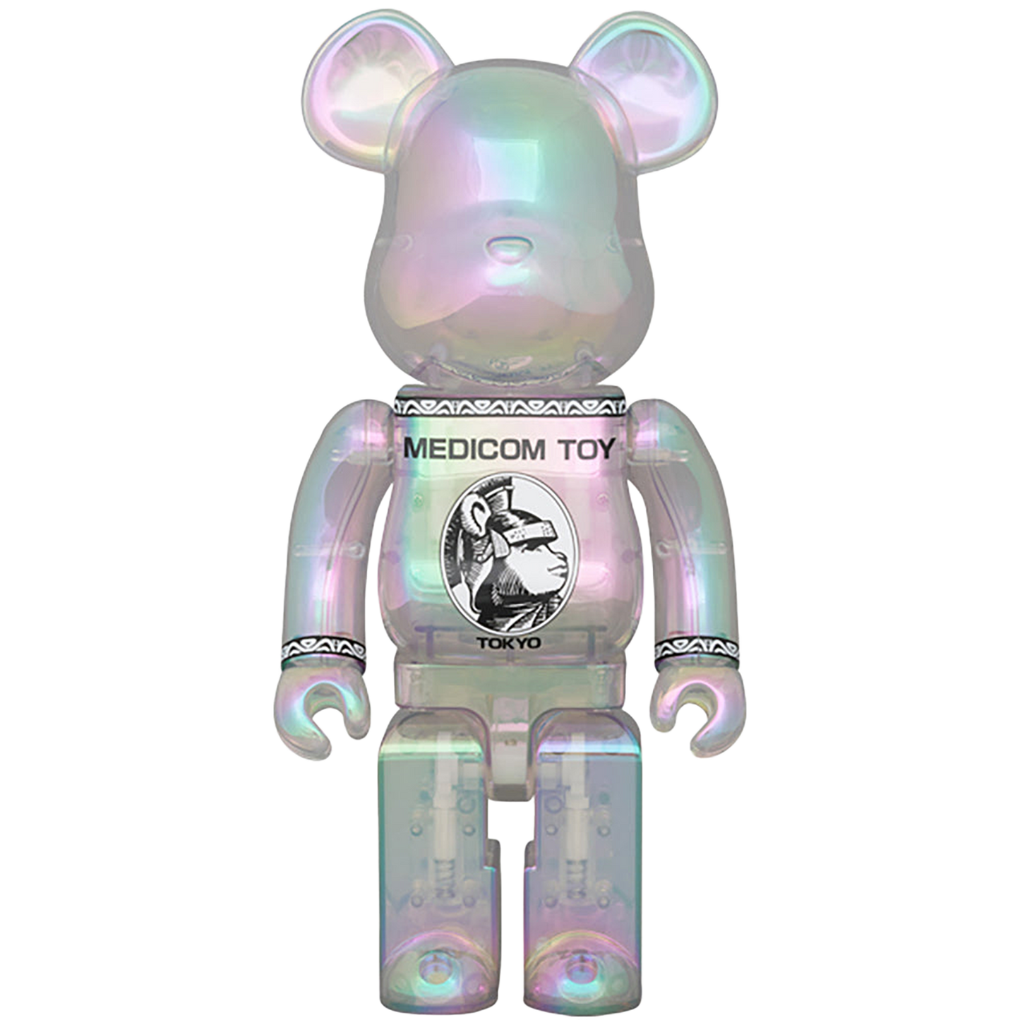 BE@RBRICK CENTURION CLEAR CHROME Ver. 100％ & 400％