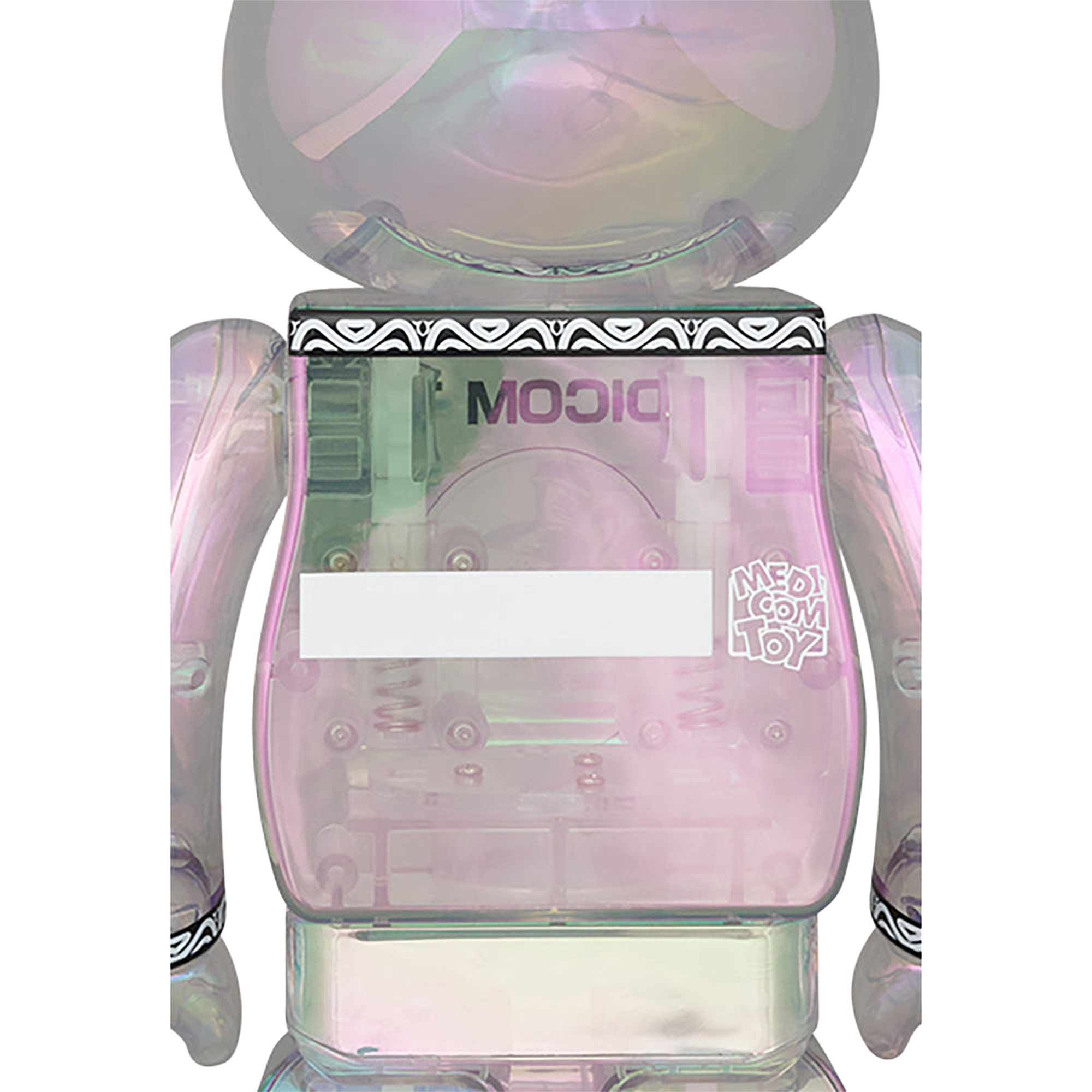 BE@RBRICK CENTURION CLEAR CHROME Ver. 100％ & 400％