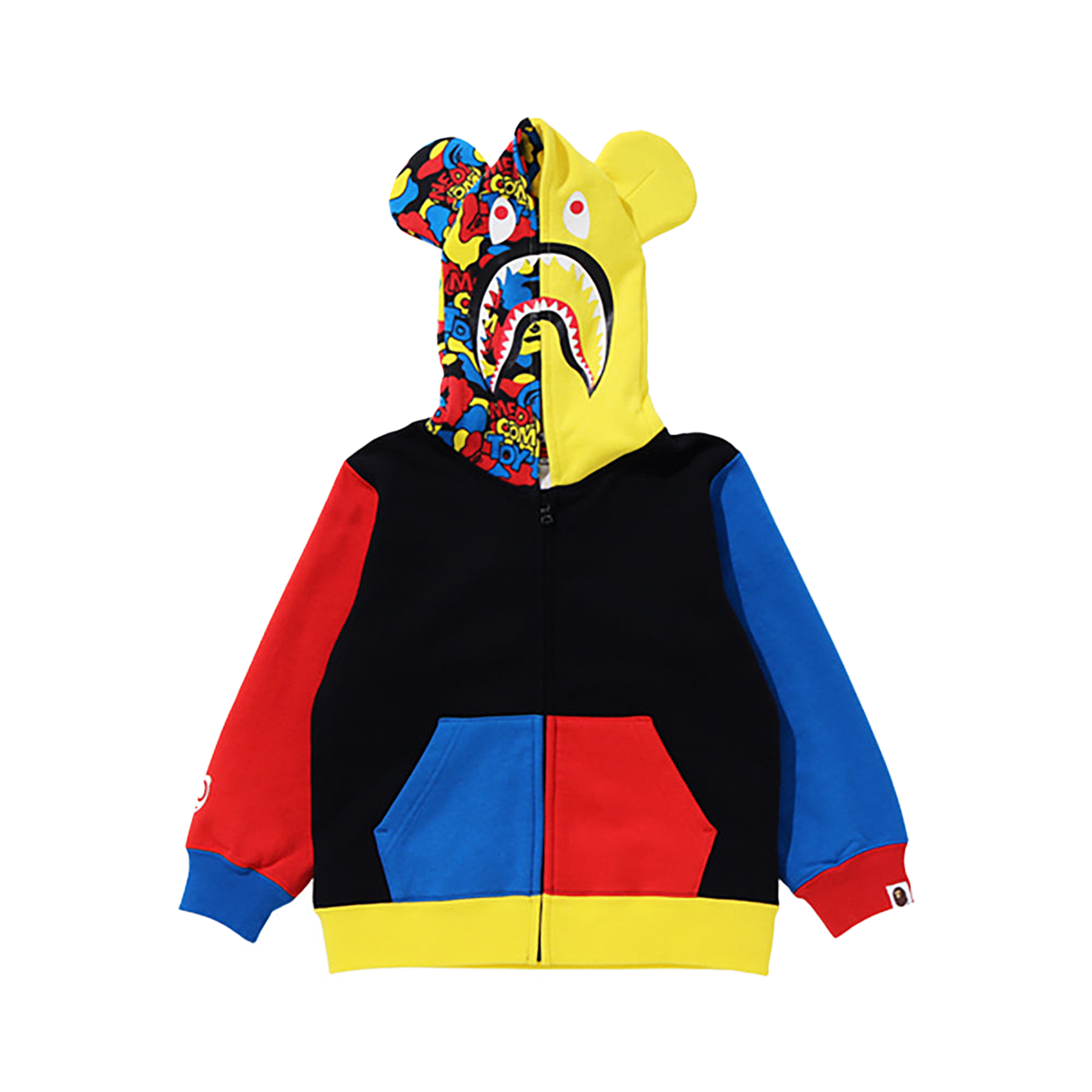 MEDICOM TOY BE@R SHARK FULL ZIP HOODIE (KIDS)