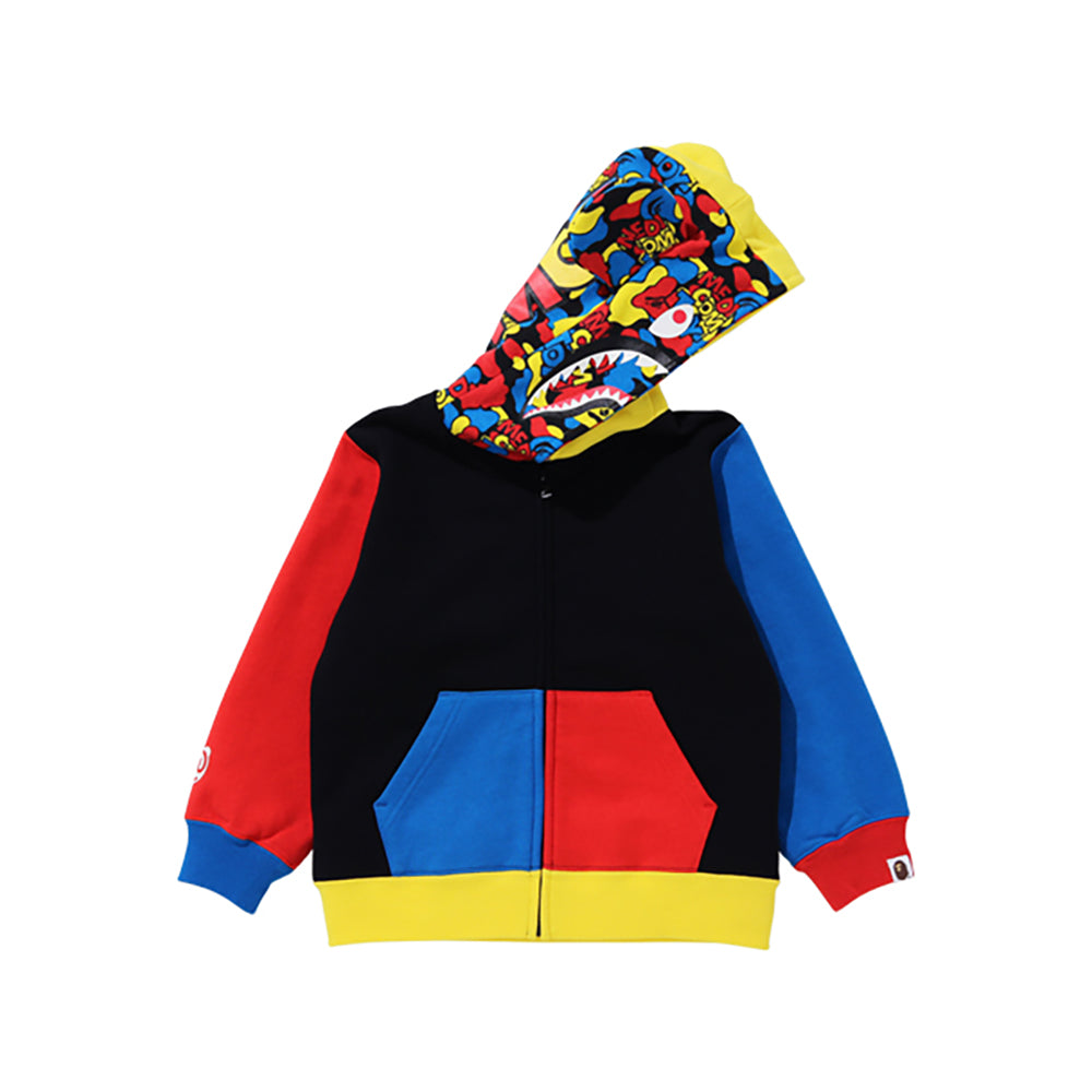 MEDICOM TOY BE@R SHARK FULL ZIP HOODIE (KIDS)_1