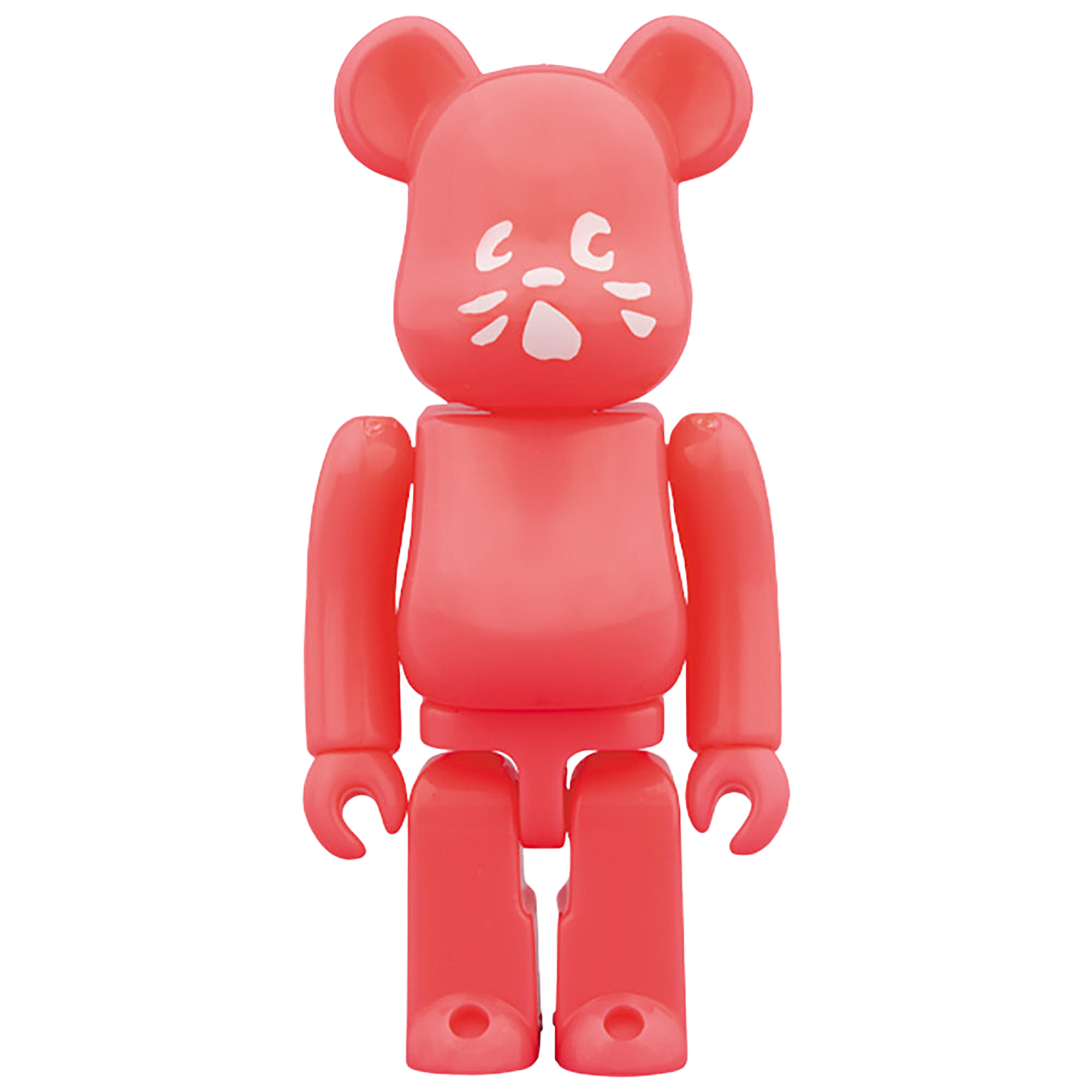 BE@RBRICK にゃー 蛍光PINK