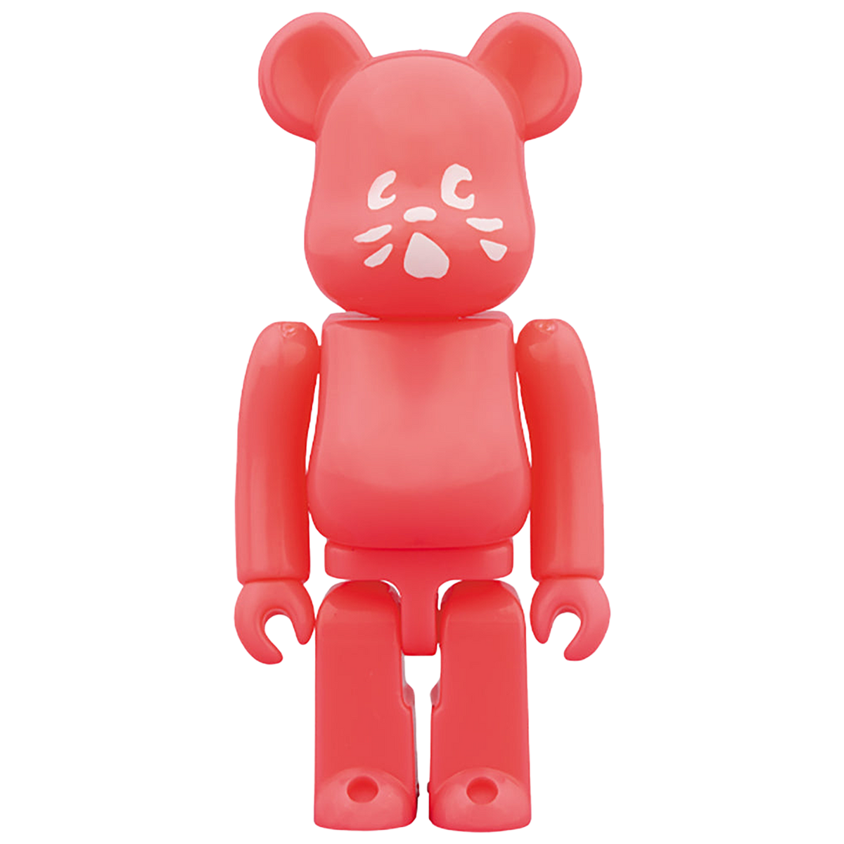 BE@RBRICK にゃー 蛍光PINK