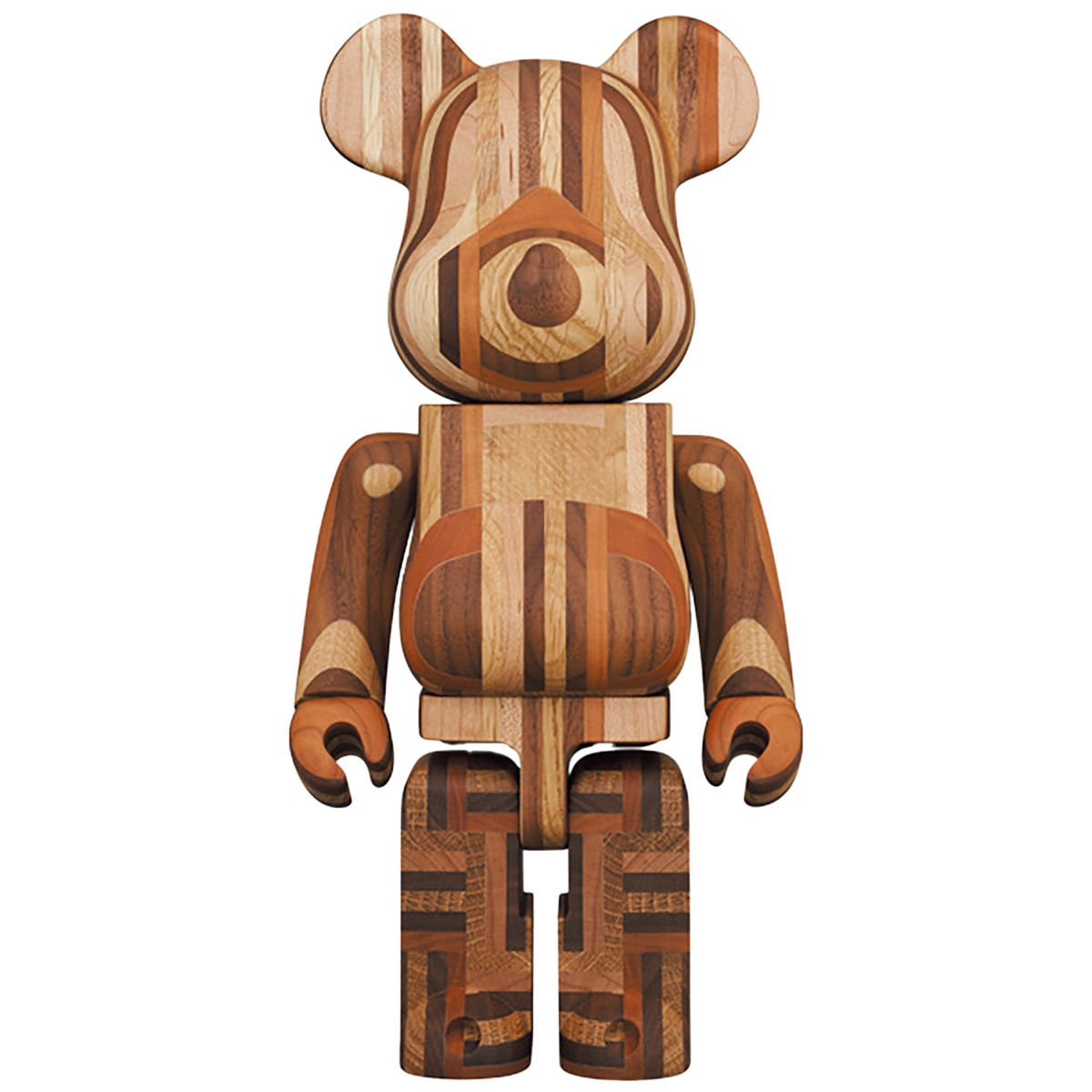 BE@RBRICK カリモク 寄木 400％