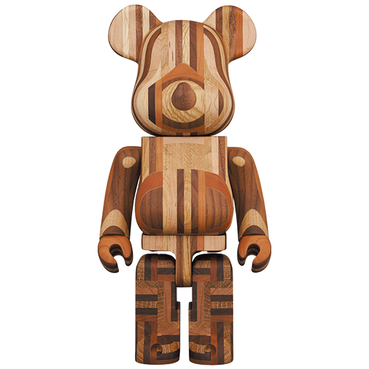 BE@RBRICK カリモク 寄木 400％