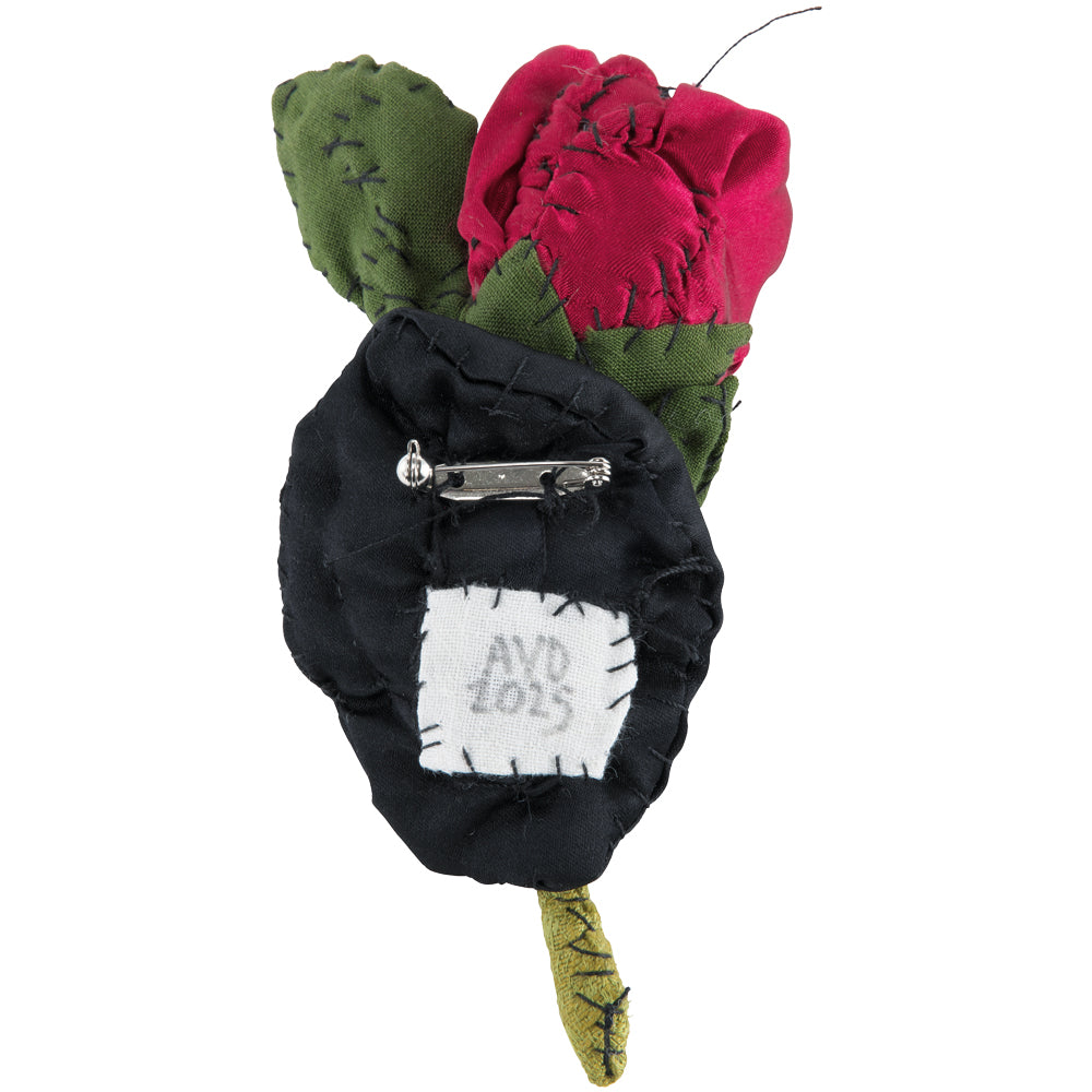 #100 Anne Valerie Dupond Rose rouge