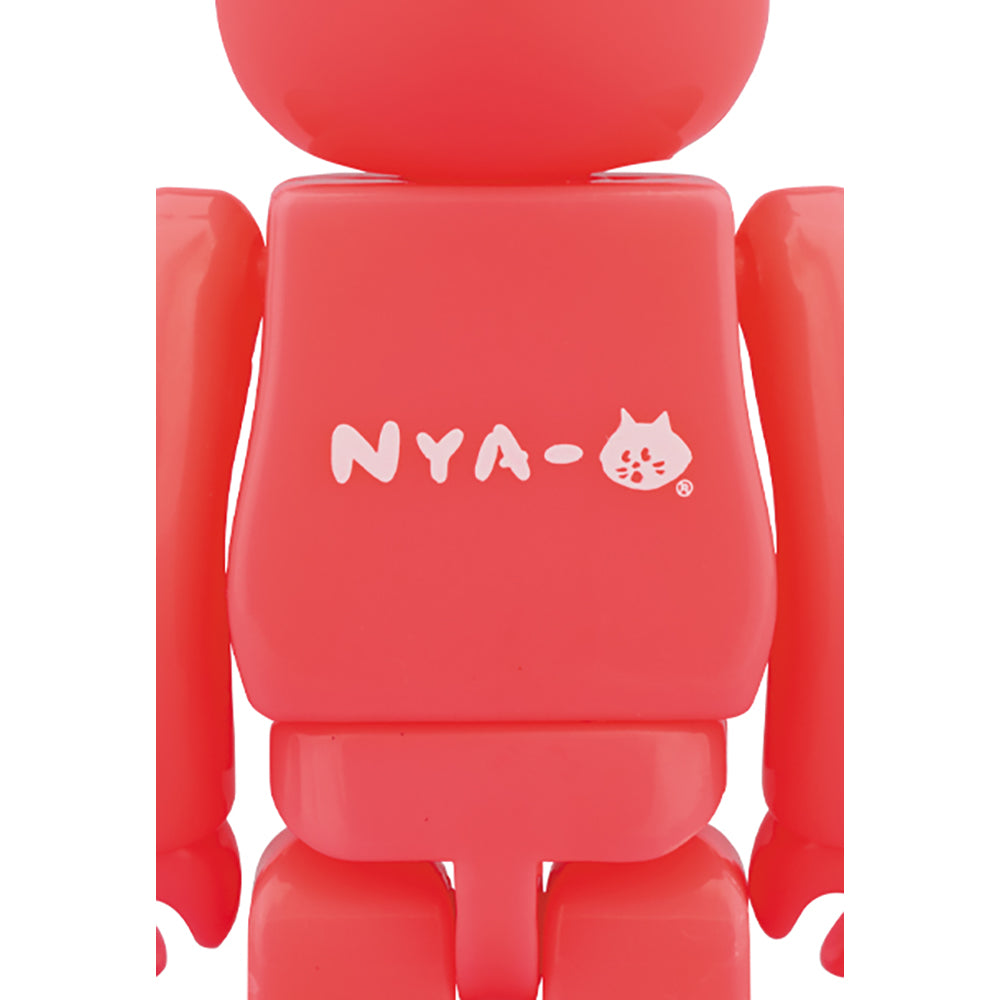 BE@RBRICK にゃー 蛍光PINK_1