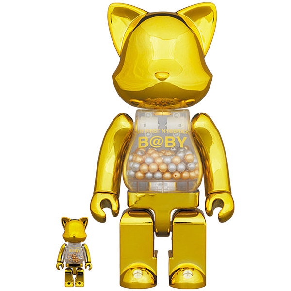 MY FIRST NY@BRICK B@BY 100％ & 400% GOLD MY FIRST NY@BRICK B@BY 100％ & 400％ GOLD Ver. | MEDICOM TOY