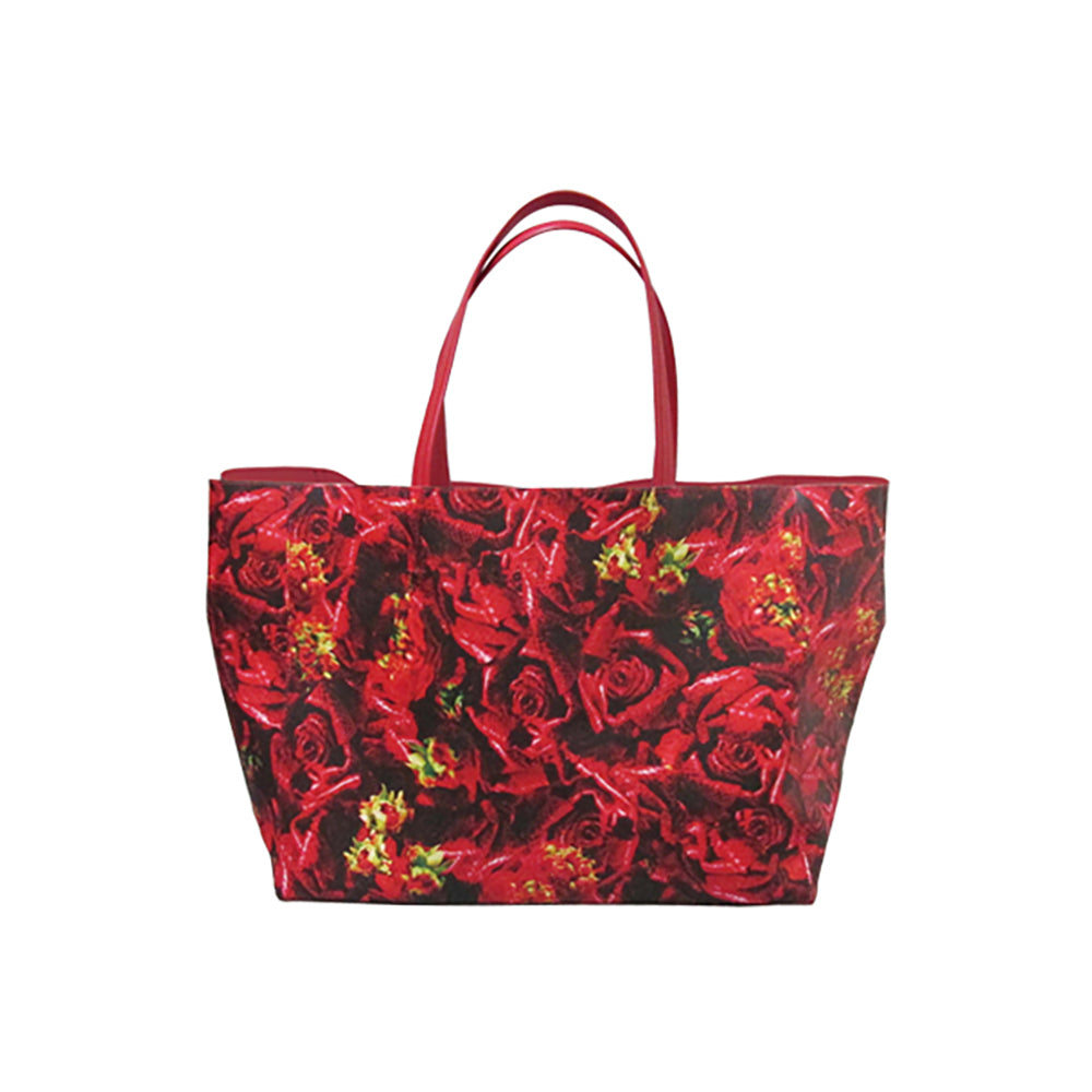 MLE M / mika ninagawa シリーズ『LEATHER ROSE』 TOTE BAG_0