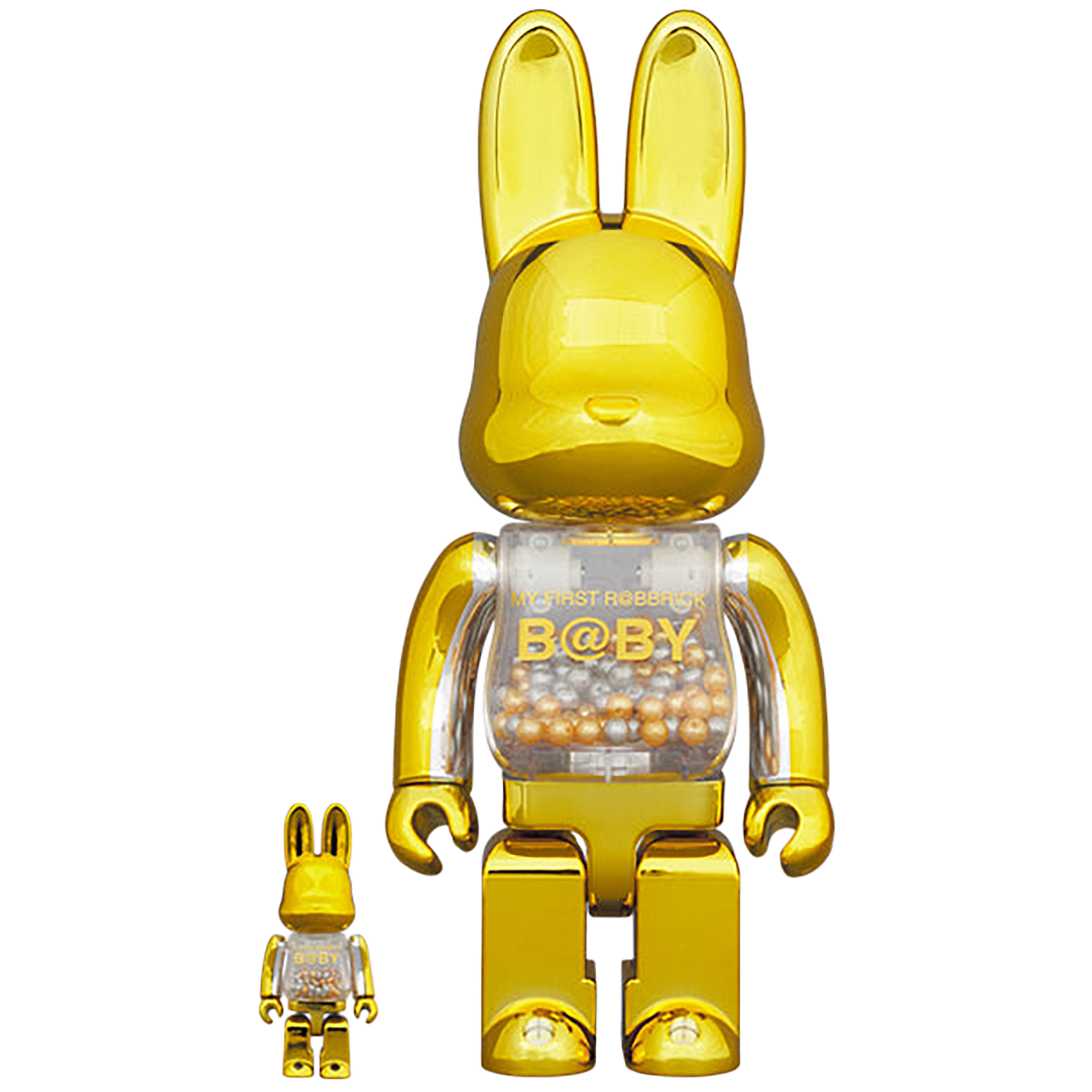 MY FIRST R@BBRICK B@BY 100% & 400% GOLD Ver.
