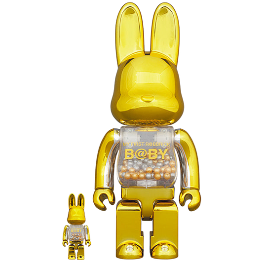 MY FIRST R@BBRICK B@BY 100% & 400% GOLD Ver.