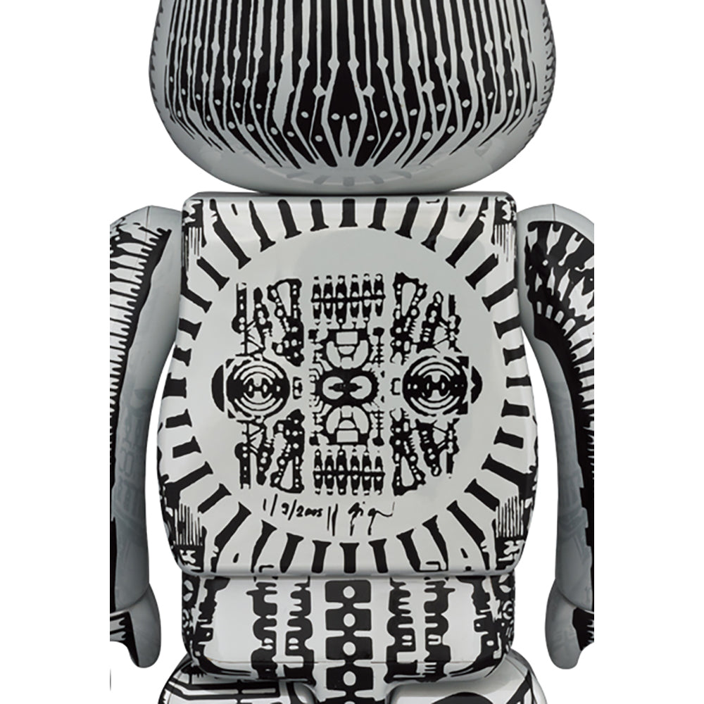 BE@RBRICK H.R.GIGER 100％ & 400％ WHITE CHROME Ver.／BLACK CHROME Ver._3