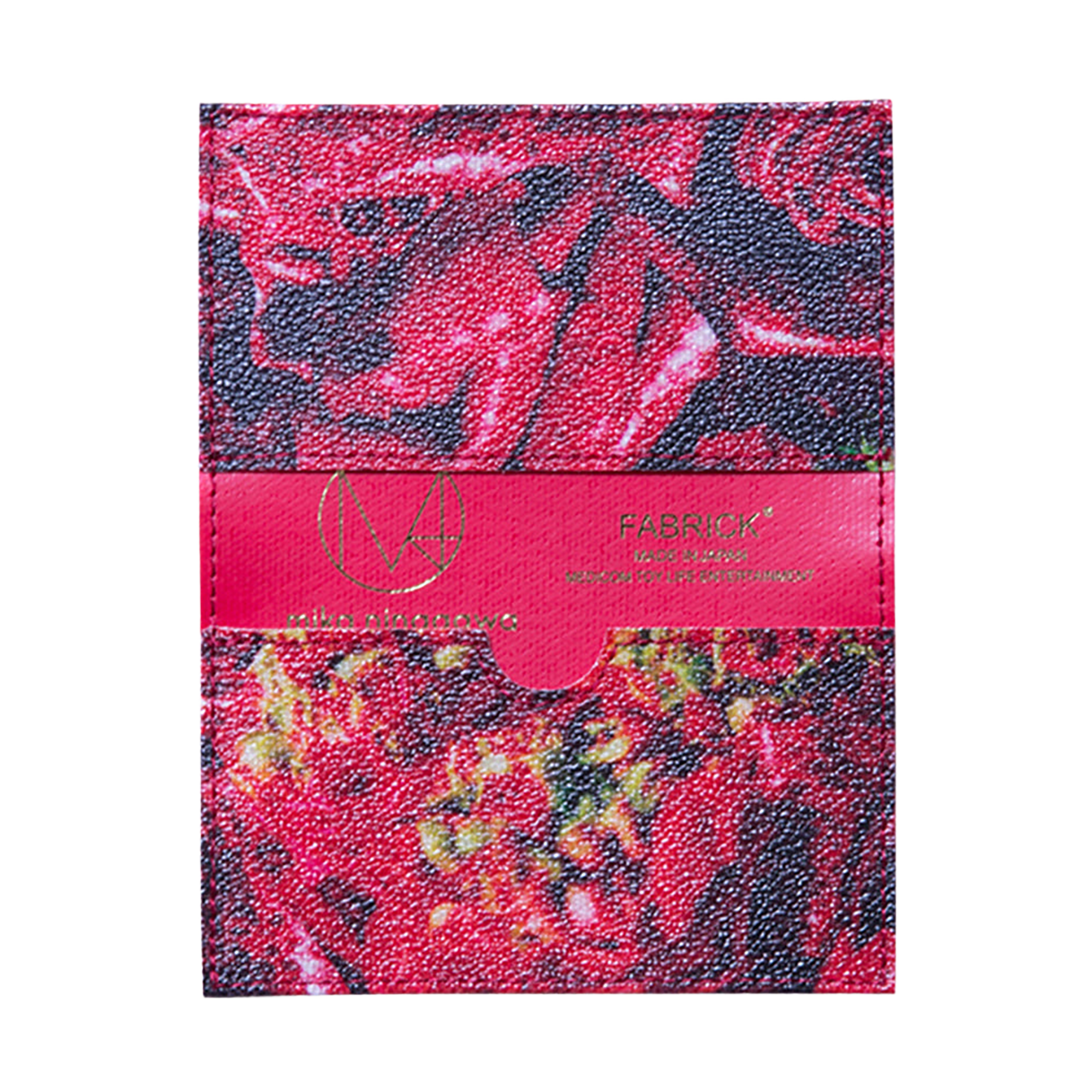 MLE M / mika ninagawa シリーズ『LEATHER ROSE』 CARD CASE