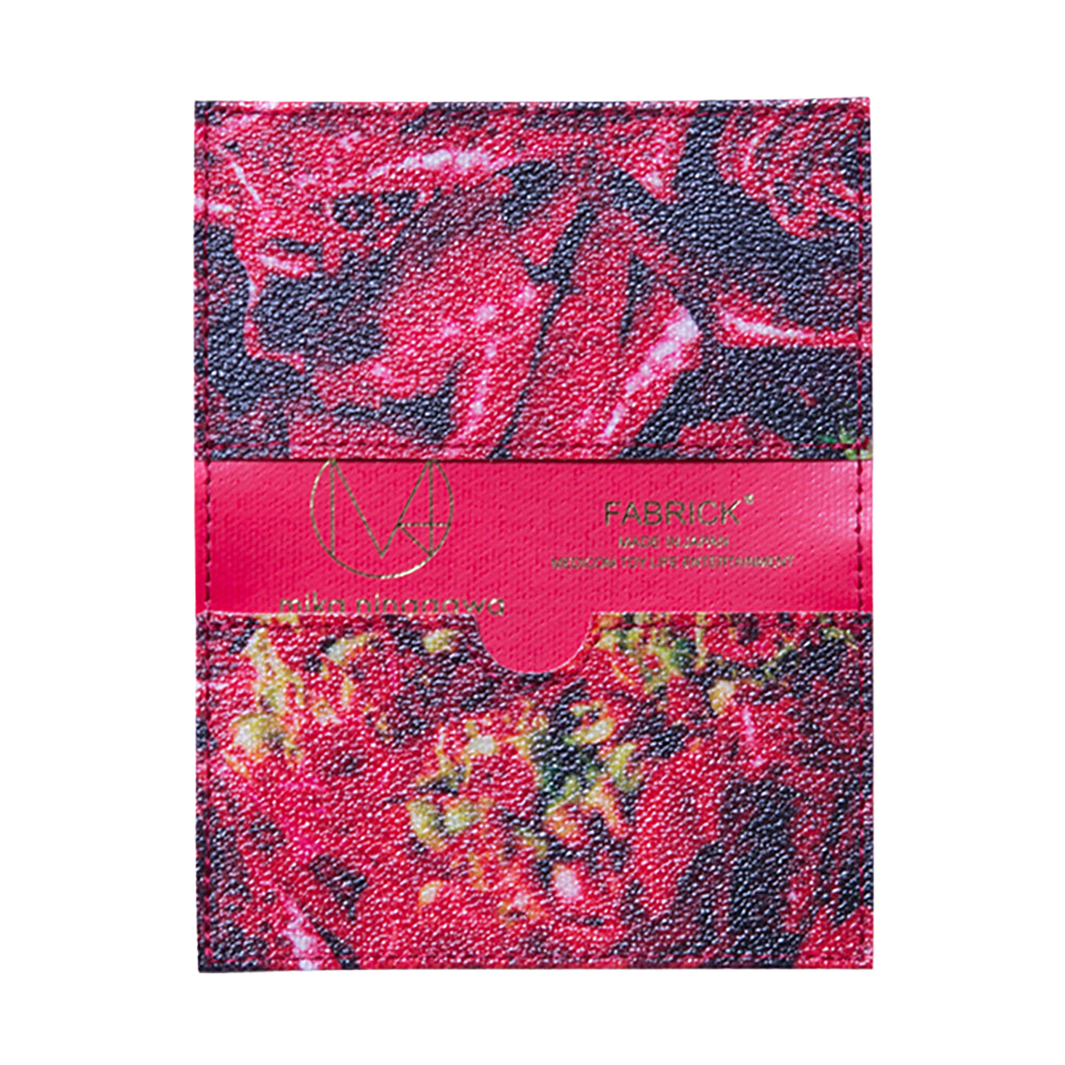 MLE M / mika ninagawa シリーズ『LEATHER ROSE』 CARD CASE
