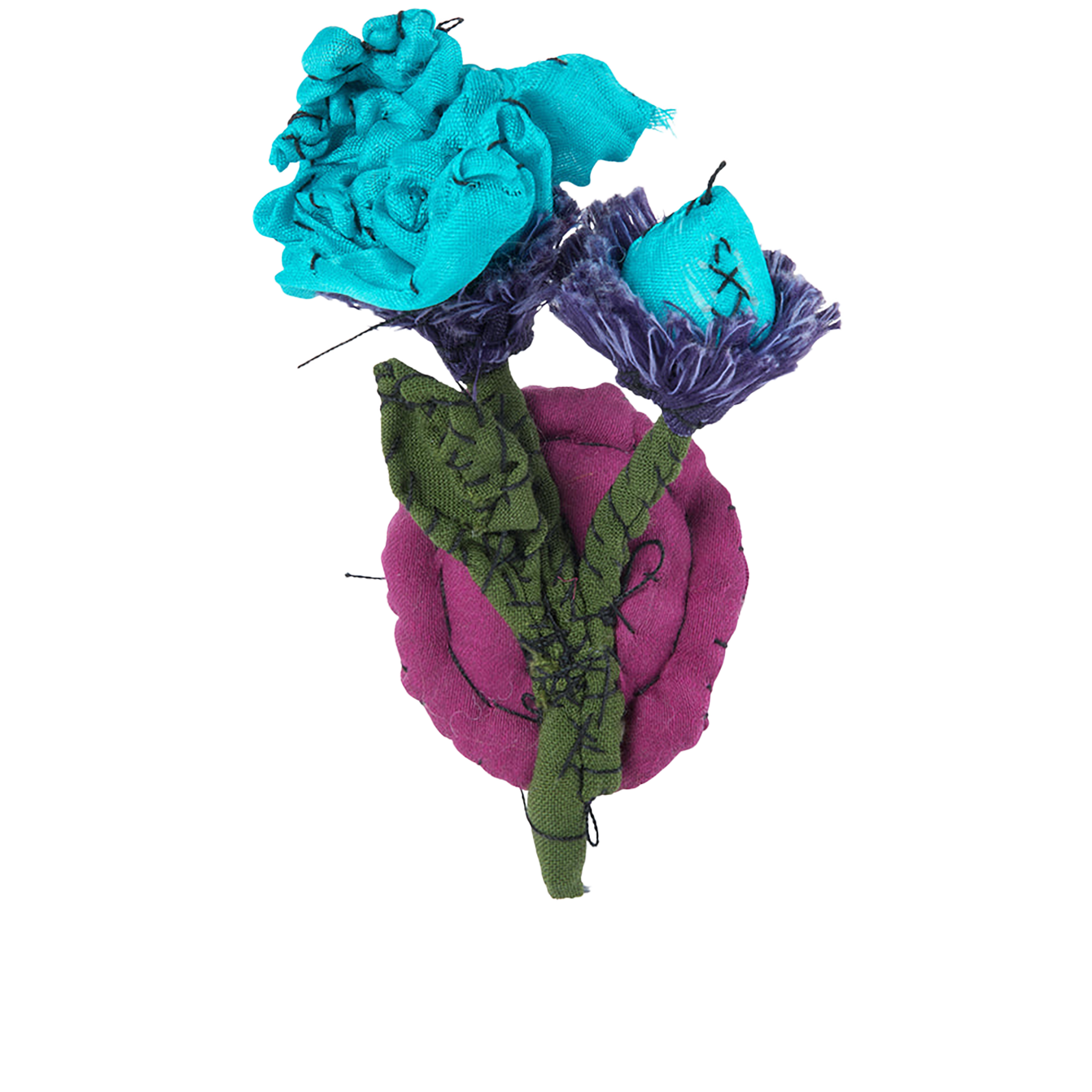 #098 Anne Valerie Dupond Petites fleurs bleues