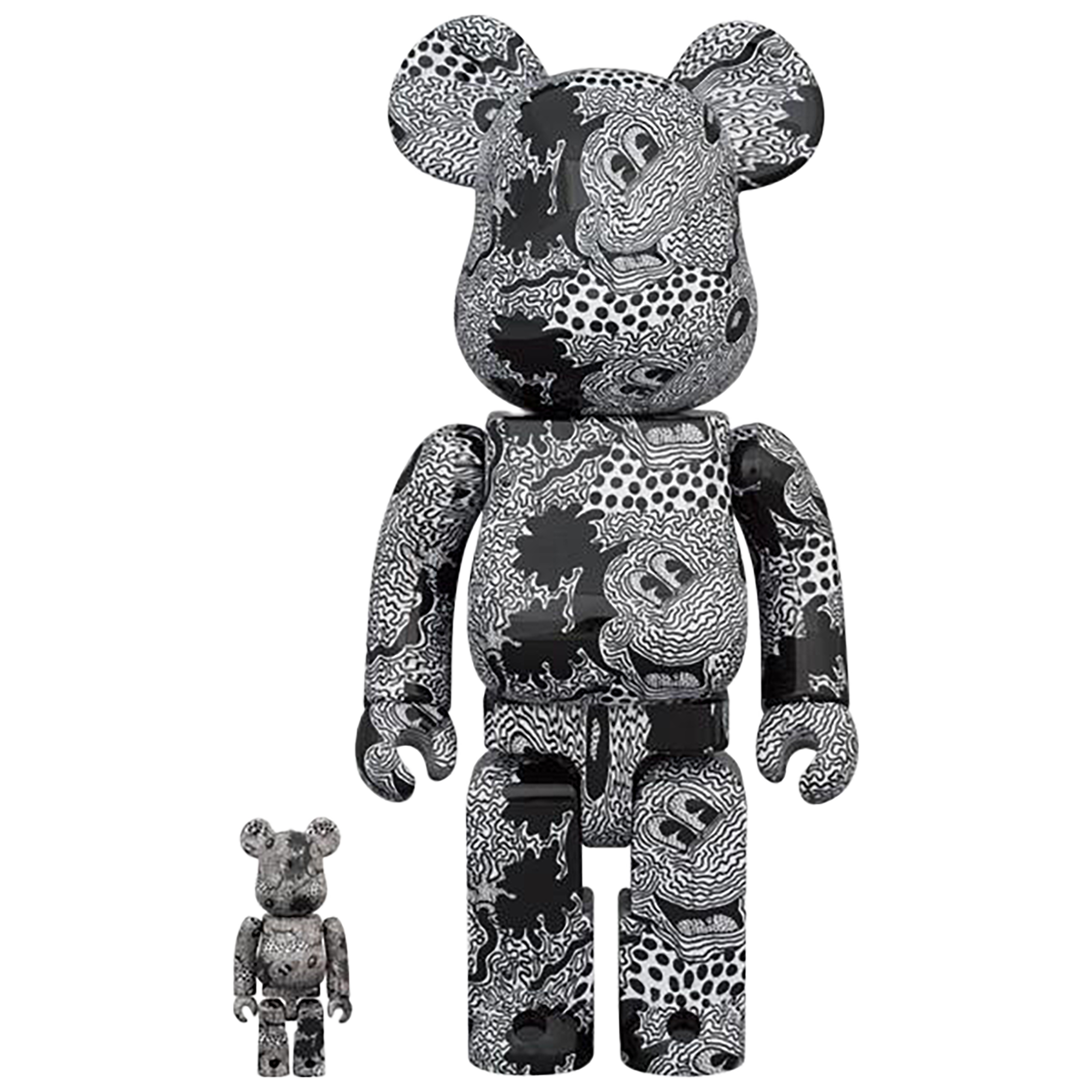 BE@RBRICK Keith Haring Mickey Mouse 100％ & 400％