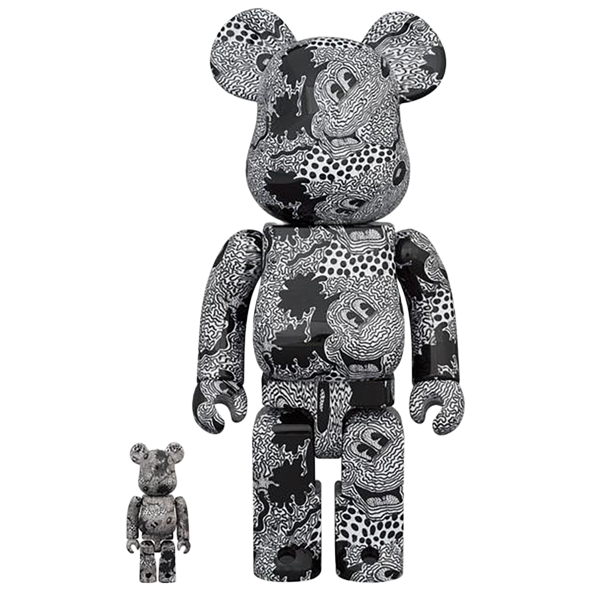 BE@RBRICK Keith Haring MICKEY 3体 BE@RBRICK Keith Haring Mickey Mouse 100％ & 400％ | MEDICOM TOY