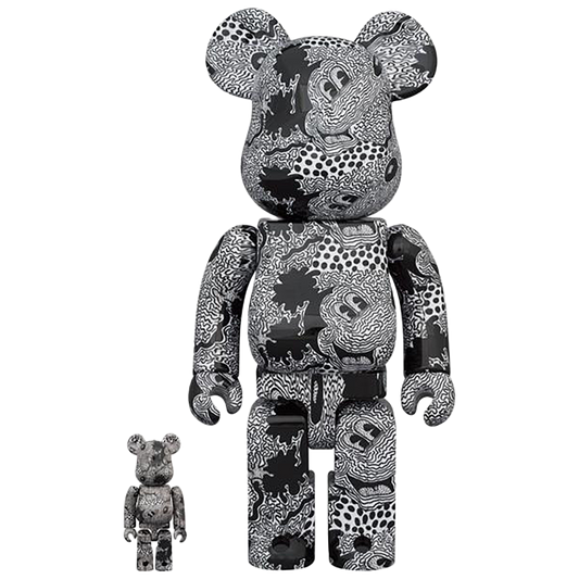 BE@RBRICK Keith Haring Mickey Mouse 100％ & 400％