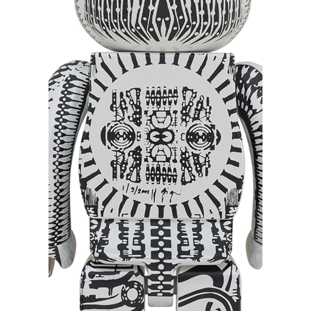 BE@RBRICK H.R.GIGER 1000％ WHITE CHROME Ver.／BLACK CHROME Ver._2