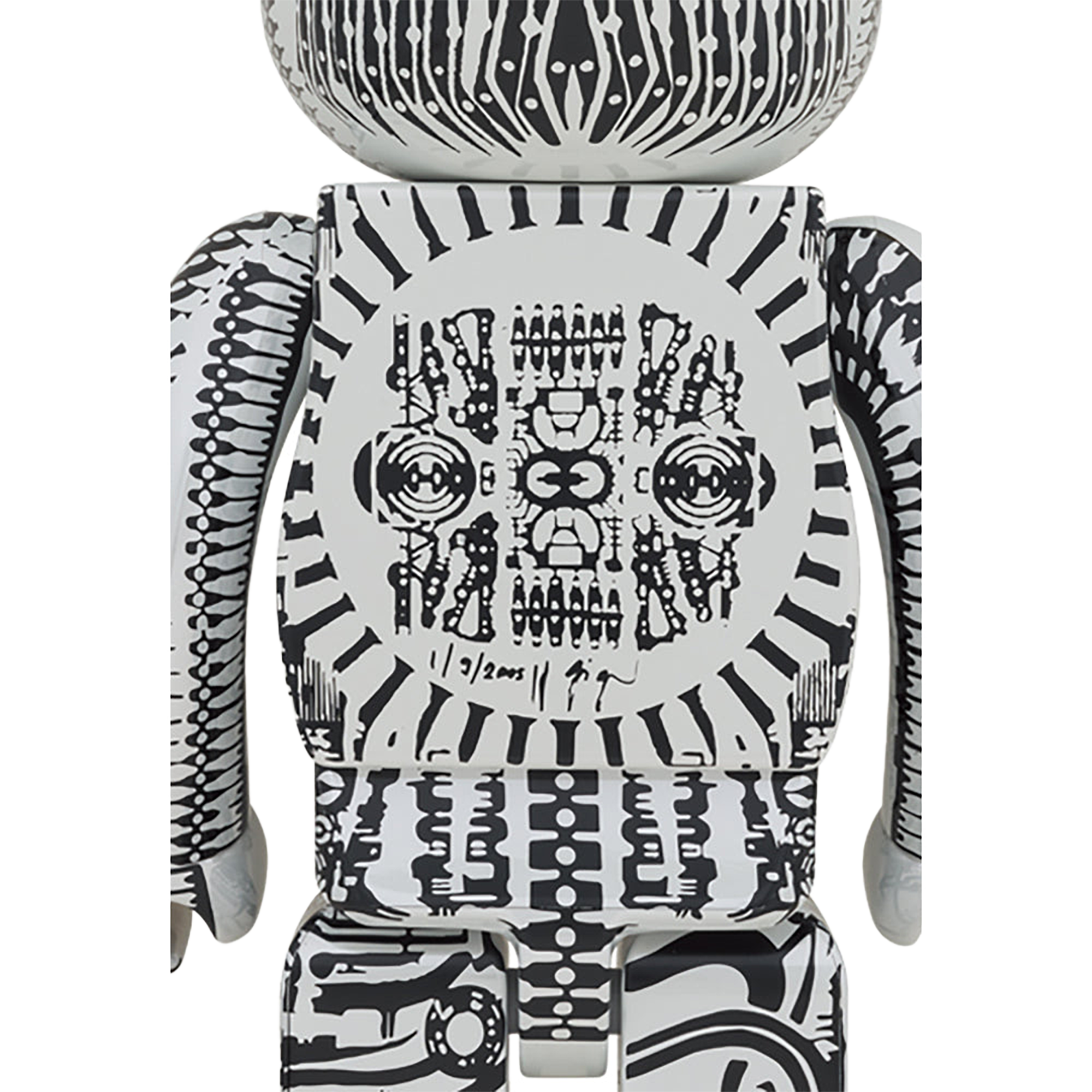 BE@RBRICK H.R.GIGER 1000％ WHITE CHROME Ver.／BLACK CHROME Ver.