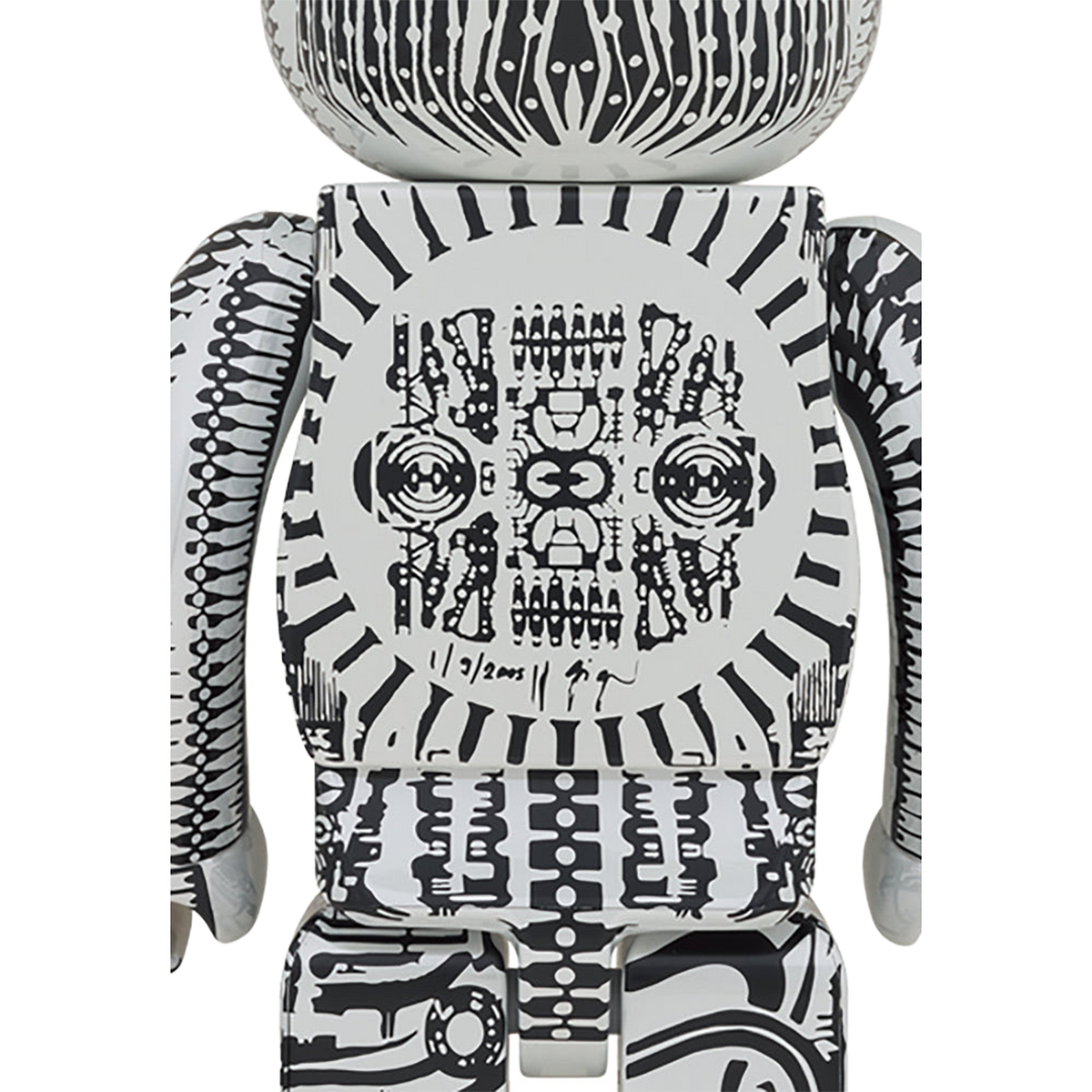 BE@RBRICK H.R.GIGER 1000％ WHITE CHROME Ver.／BLACK CHROME Ver.