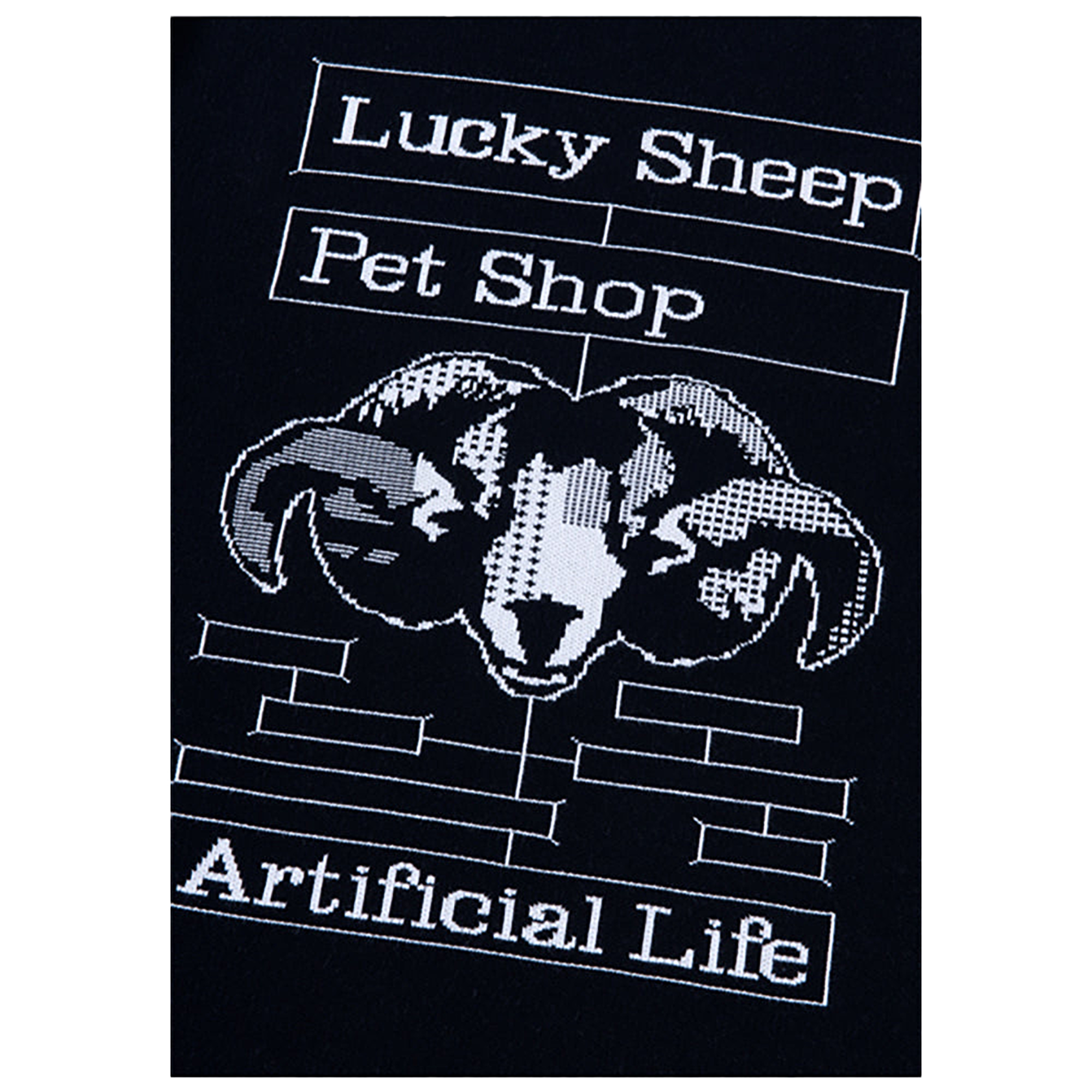 KNIT GANG COUNCIL CREW NECK SWEATER "Lucky Sheep"