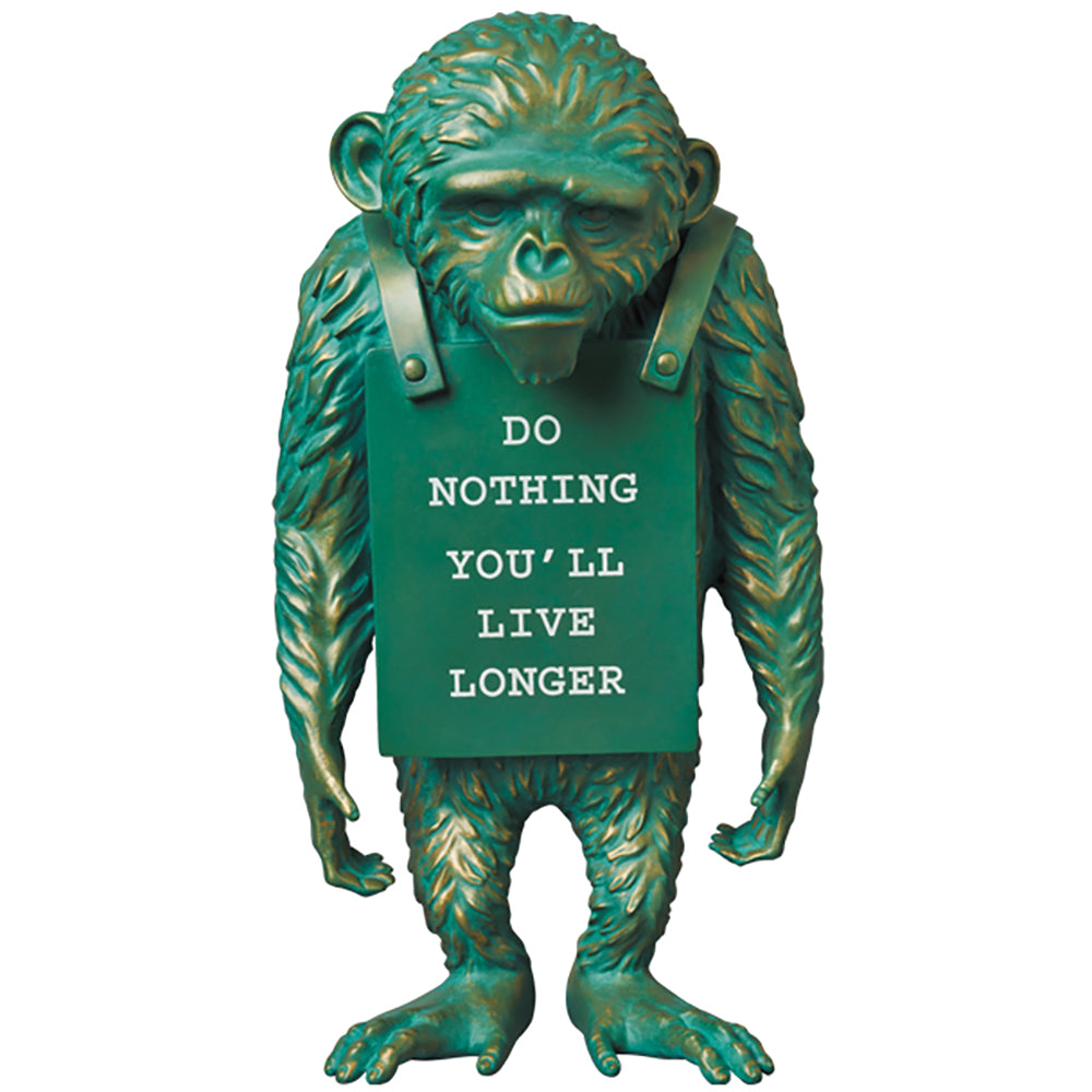 MONKEY SIGN BRONZE STATUE＃2_0