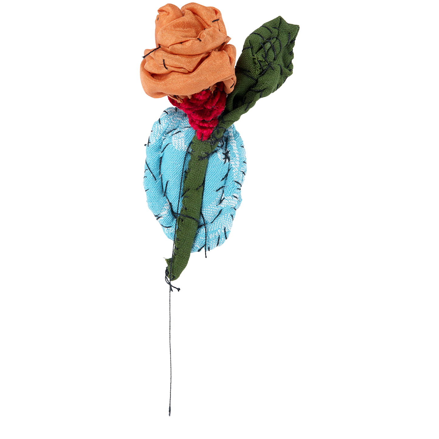 #092 Anne Valerie Dupond Petite fleur orangee