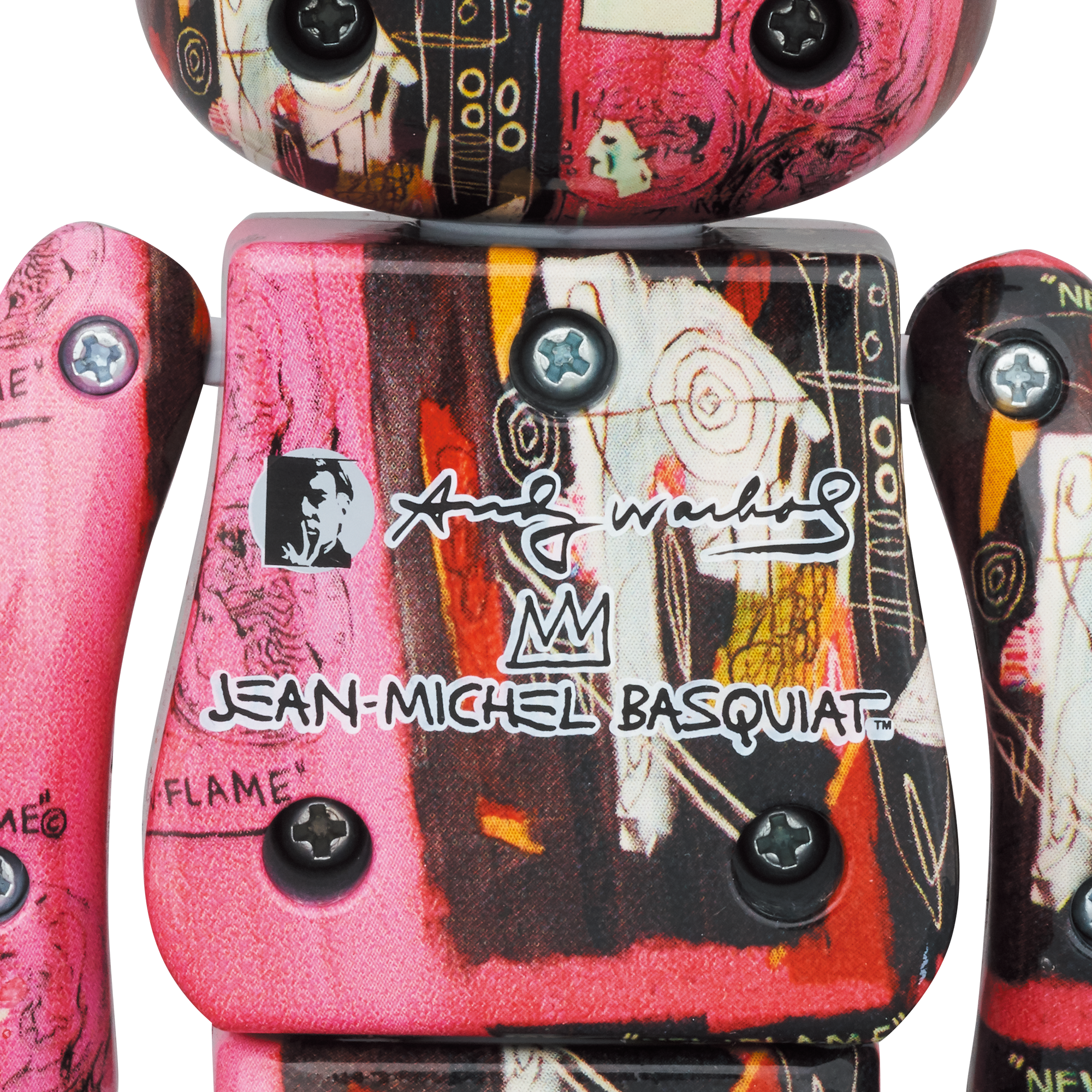 Superalloy BE@RBRICK Andy Warhol × Jean-Michel Basquiat