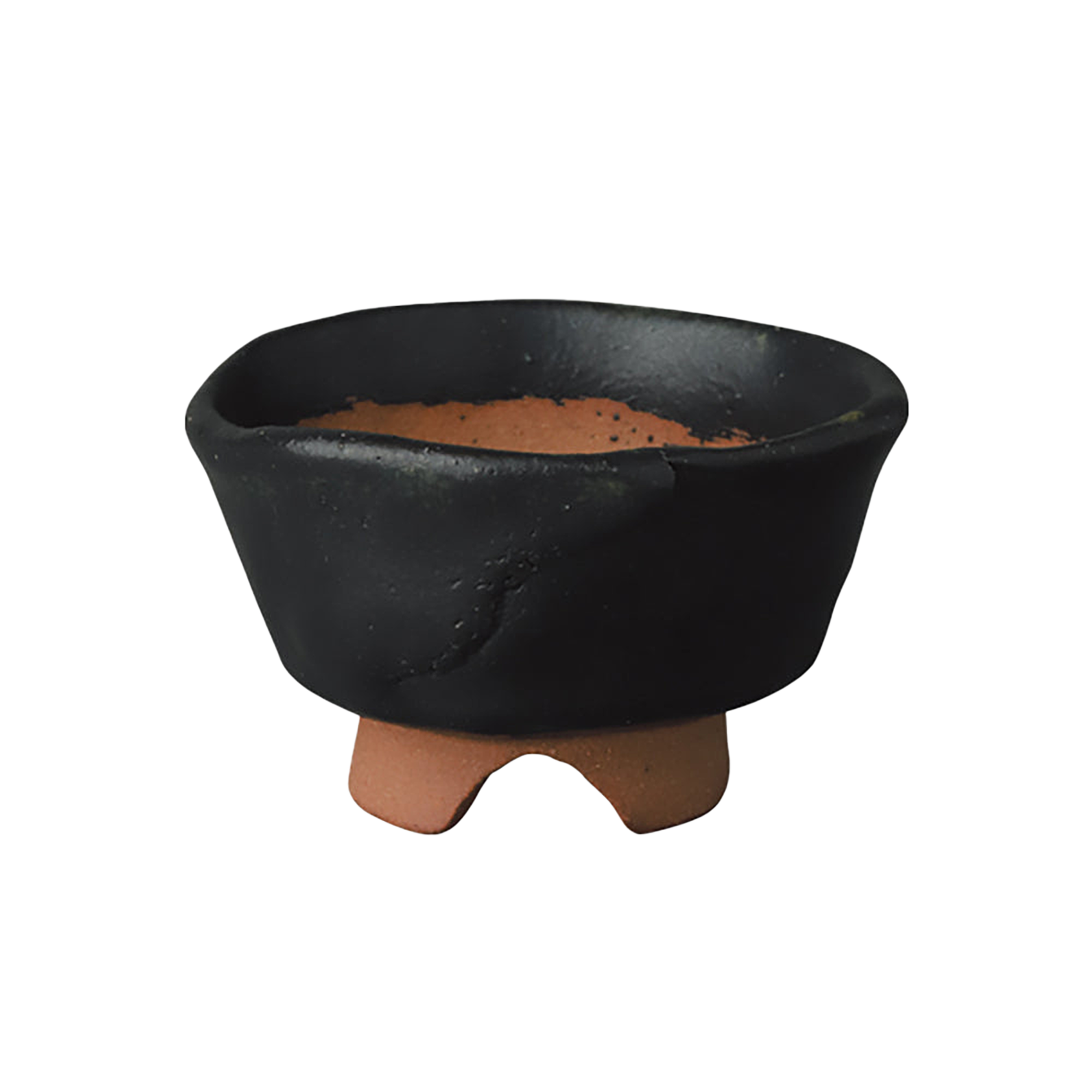 MAMES 壊景漆黒釉豆木鉢 A