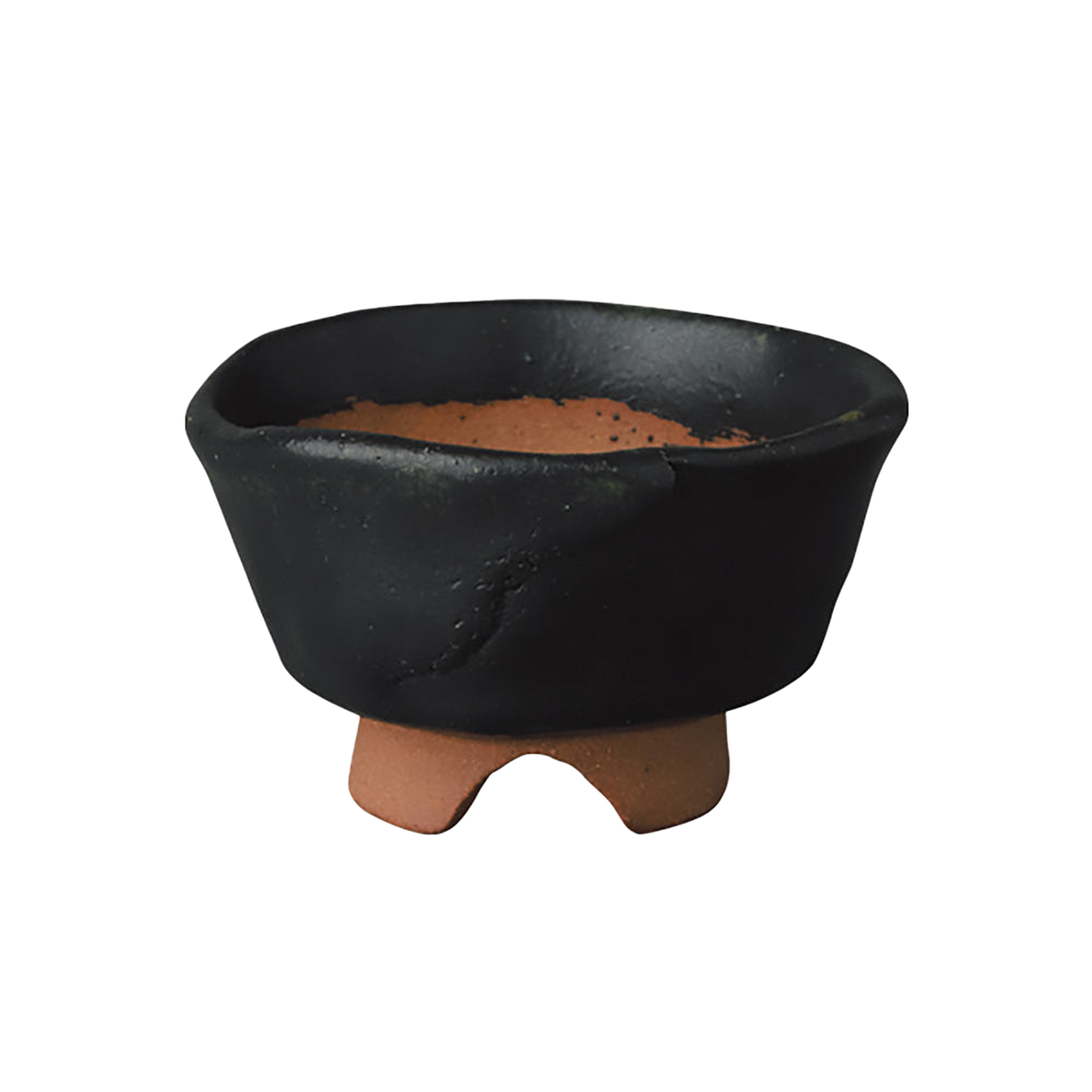 MAMES 壊景漆黒釉豆木鉢 A