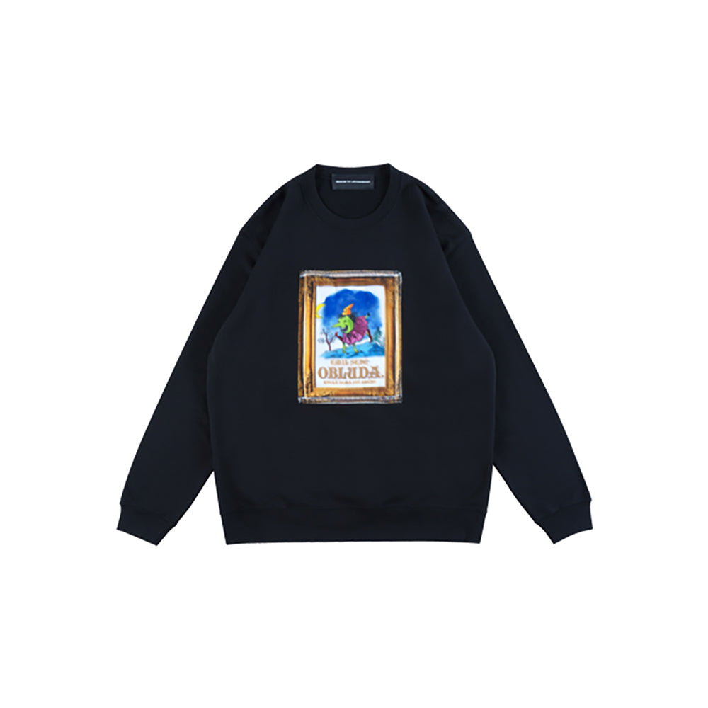 MLE MONSTER "なまえのないかいぶつ" MOTION PRINT SWEATSHIRTS_0
