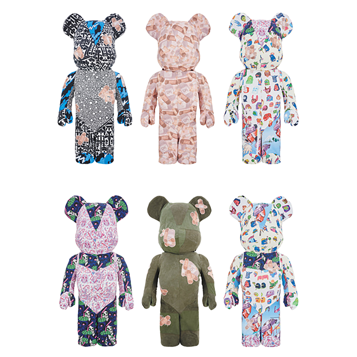 DRxROMANELLI x FABRICK ONE OF KIND COLLECTION BE@RBRICK 1000％